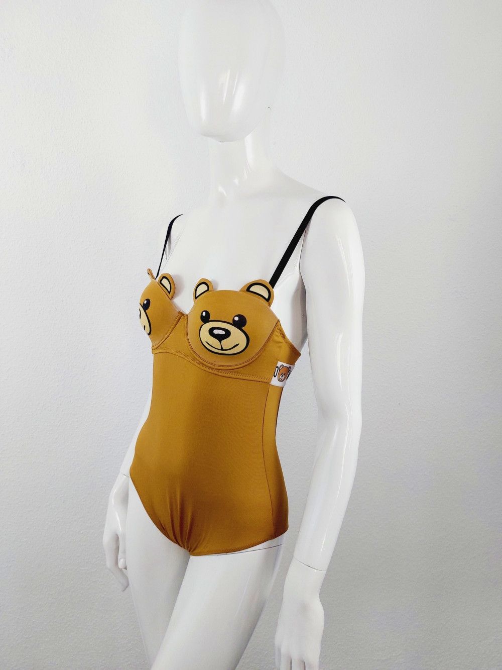Moschino Moschino Bear Cub Bodysuit Nude Swimsuit Bra Beach Swimwear Size S / US 4 / IT 40 - 8 Thumbnail