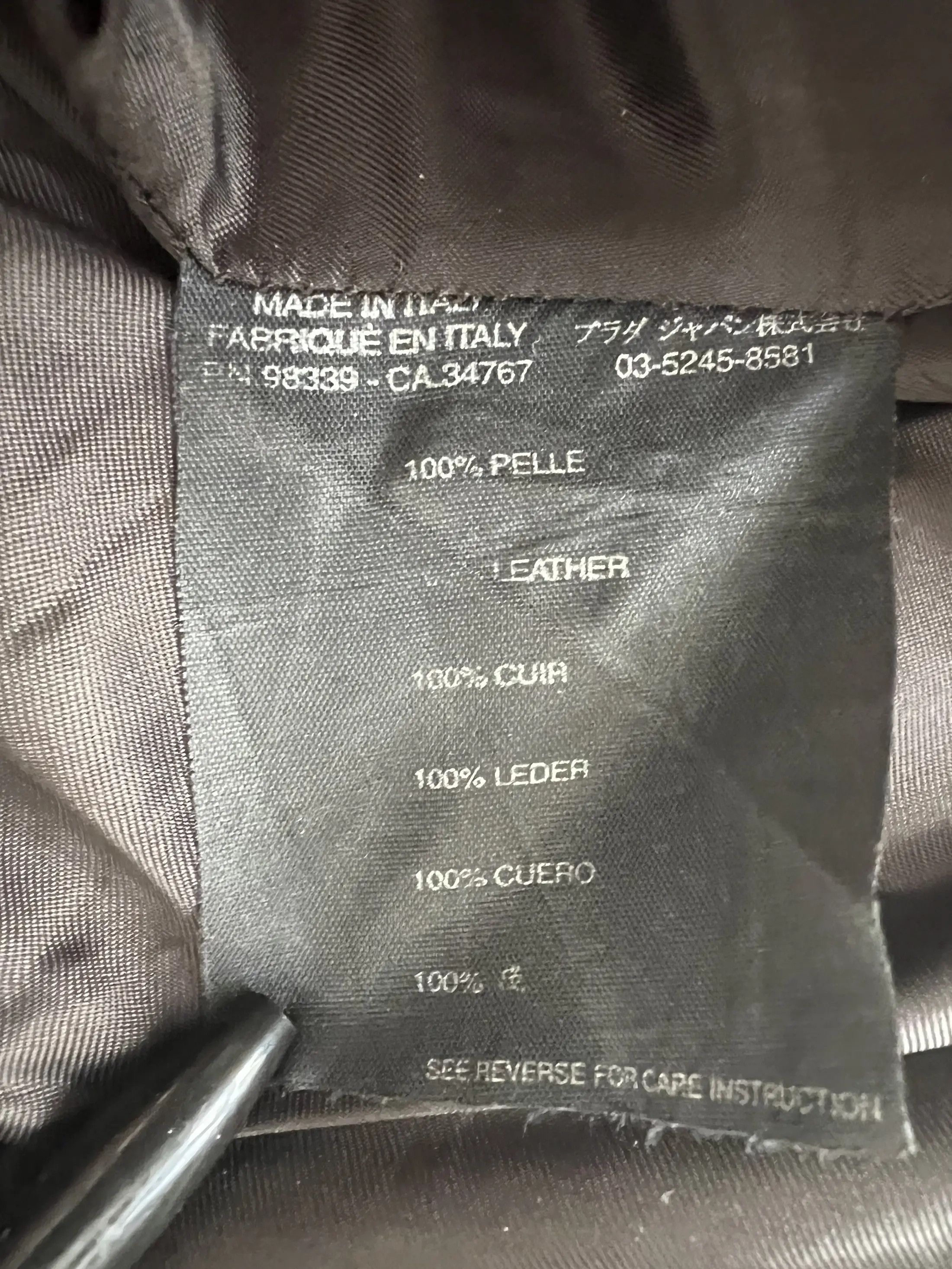 Prada High Quality Leather Pants Size 26" / US 2 / IT 38 - 14 Thumbnail