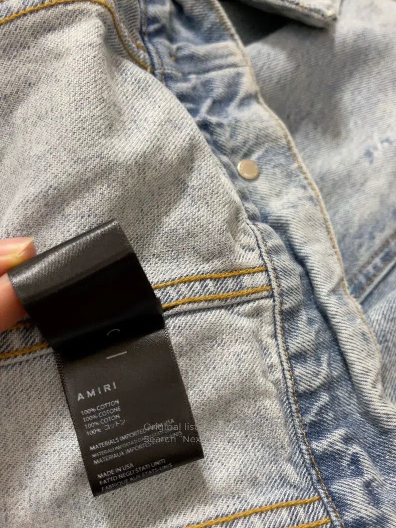 Amiri Amiri Denim jacket Size US XL / EU 56 / 4 - 7 Thumbnail