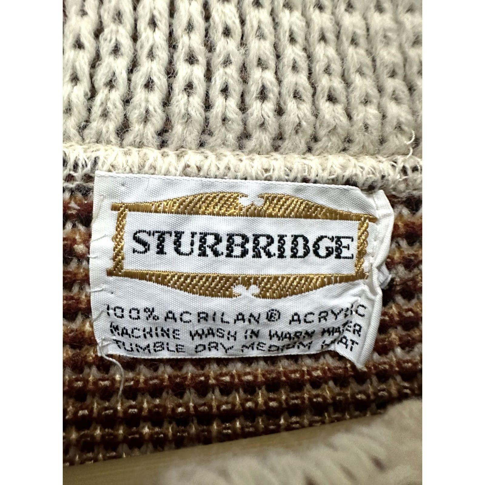 Vintage VTG 70s Sturbridge Cape Sweater Women's Knit Cloak Hearts Boho S-M Shirt Womens Sweater Beige 70s Cape Boho Sturbridge Hearts Vintage S-M Size M / US 6-8 / IT 42-44 - 3 Thumbnail