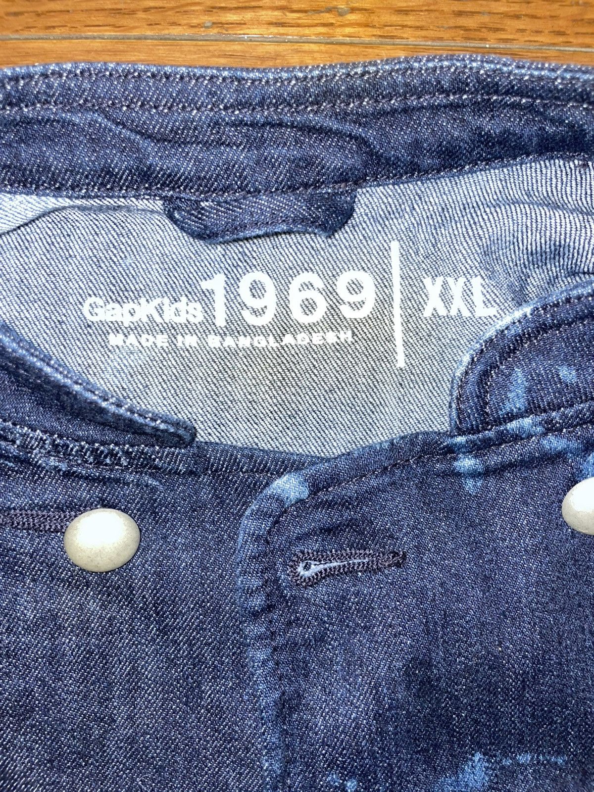 Gap Gap Kids custom distressed peplum 1969 foot denim jacket Size XXL / US 16-18 / IT 52-54 - 7 Thumbnail