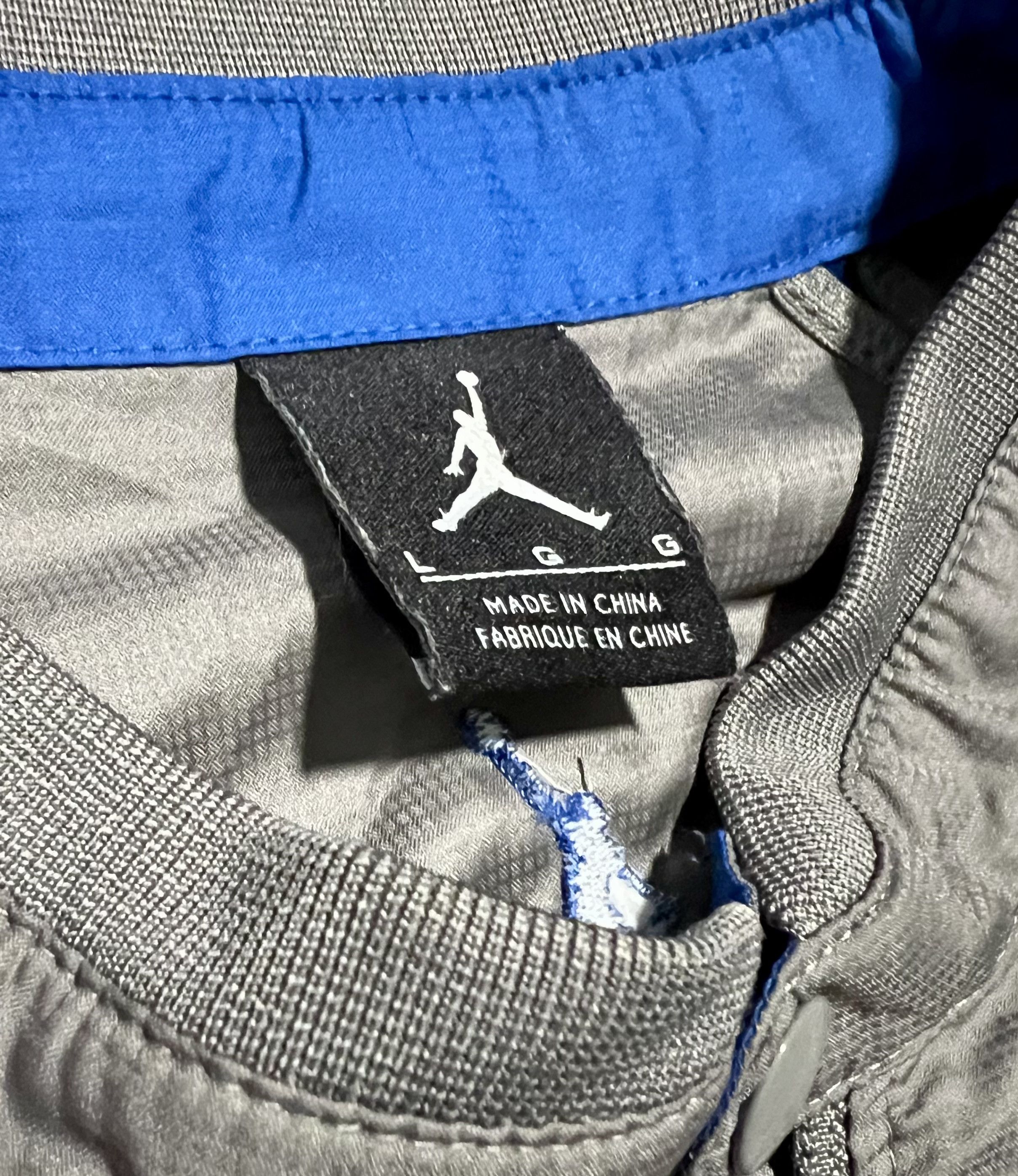 Jordan Brand Air Jordan Retro Blue & Gray AJ1 Muscle Windbreaker Jacket Size US L / EU 52-54 / 3 - 5 Thumbnail