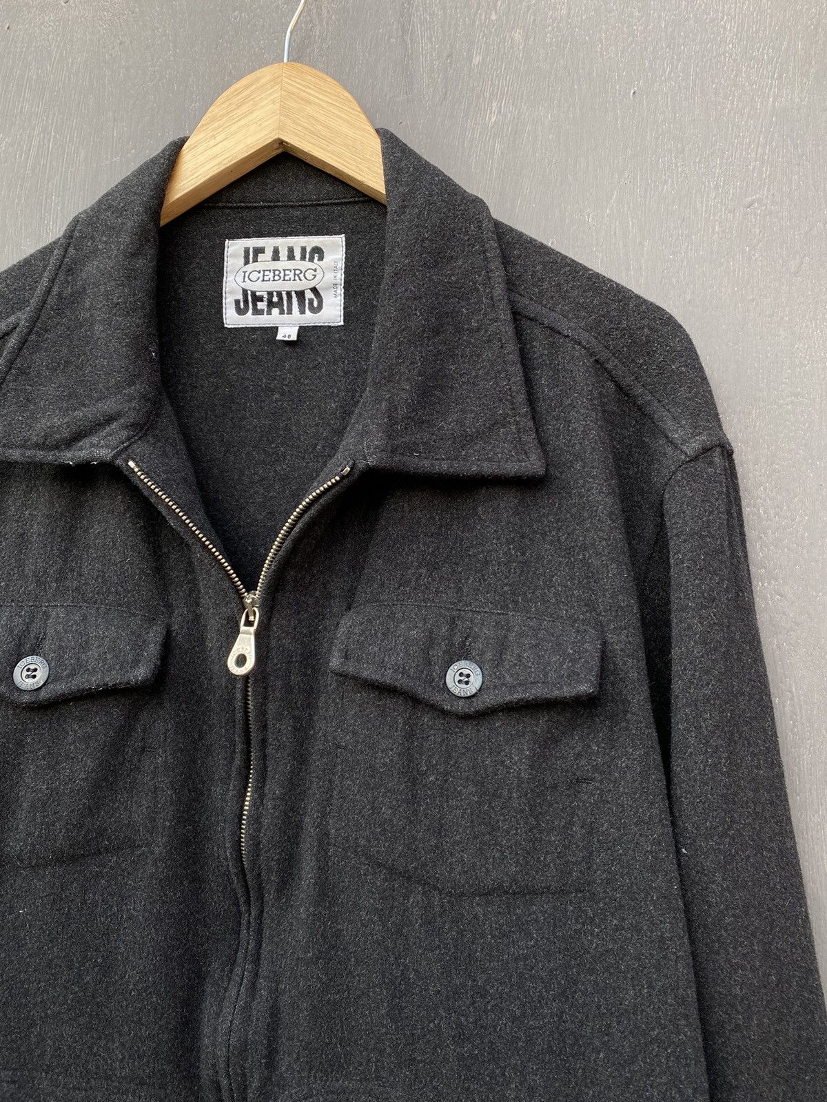 Iceberg Iceberg Vintage Cashmere/Wool jacket size 48 Size US M / EU 48-50 / 2 - 2 Thumbnail