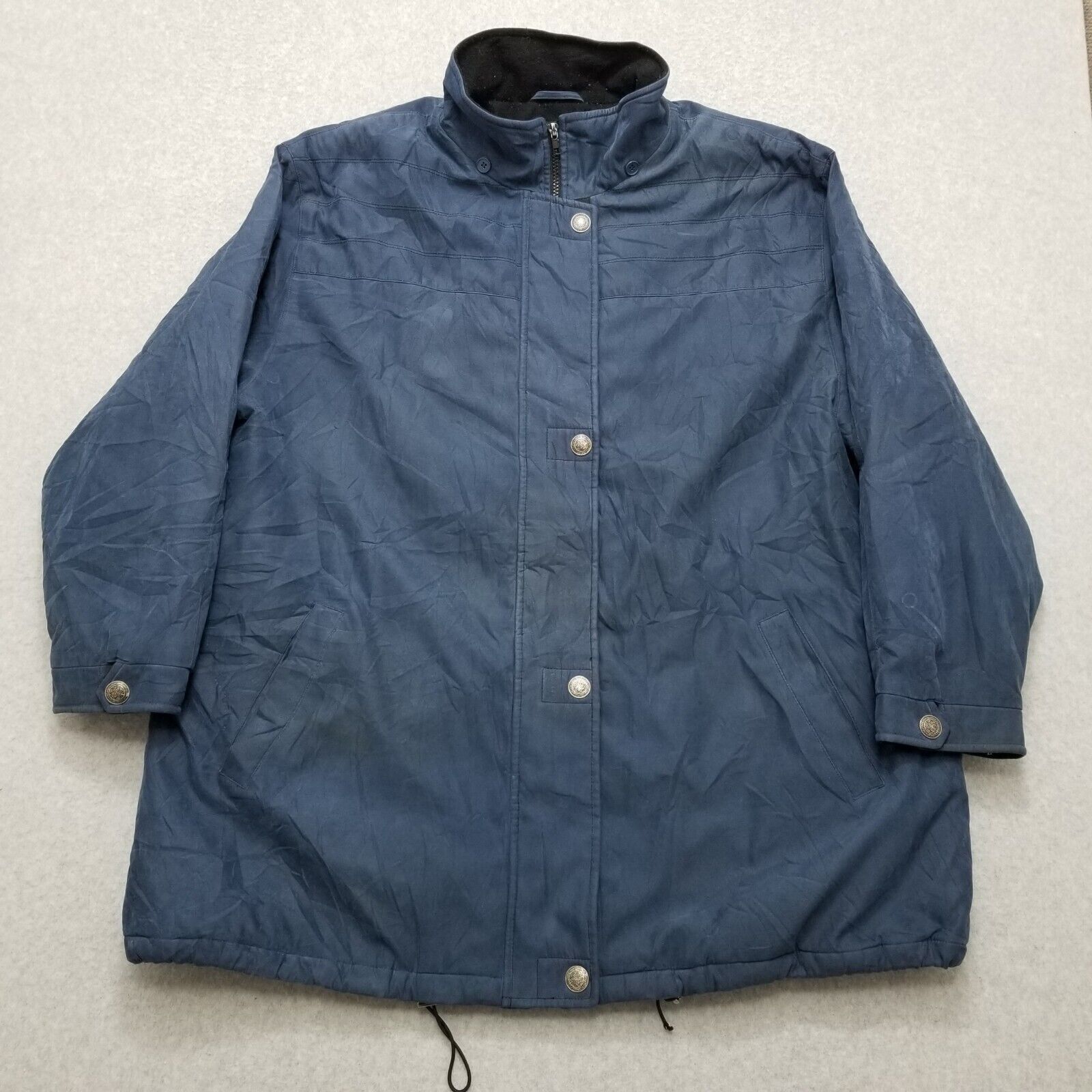 Other Forecaster Jacket Womens 2X Blue Parka Full Zip Pockets Size ONE SIZE - 1 Thumbnail
