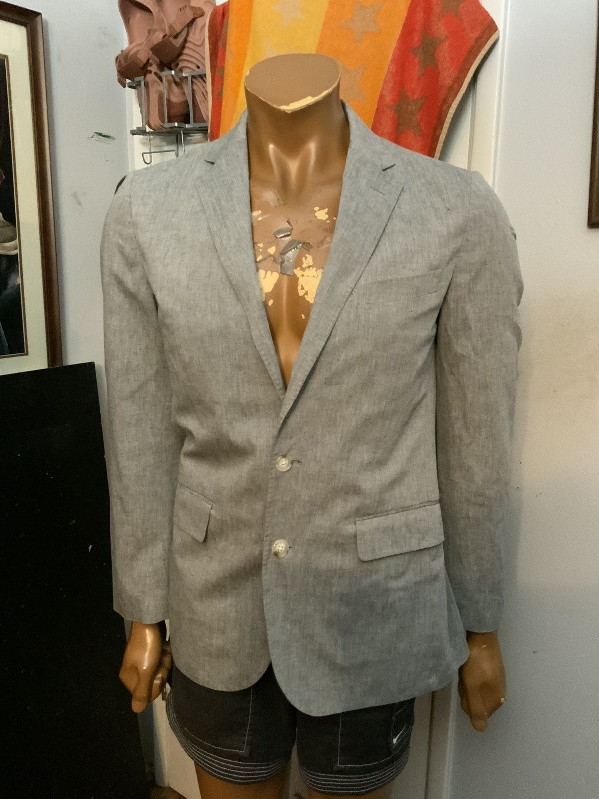 J.Crew J.Crew Ludlow Unstructured Cotton Linen Blazer Jacket Size 36R - 8 Thumbnail