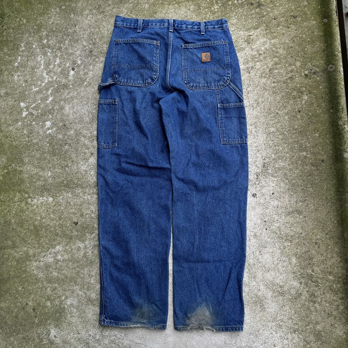 Carhartt Vintage Carhartt Denim Double Knee Pants Jeans Size US 33 - 2 Thumbnail