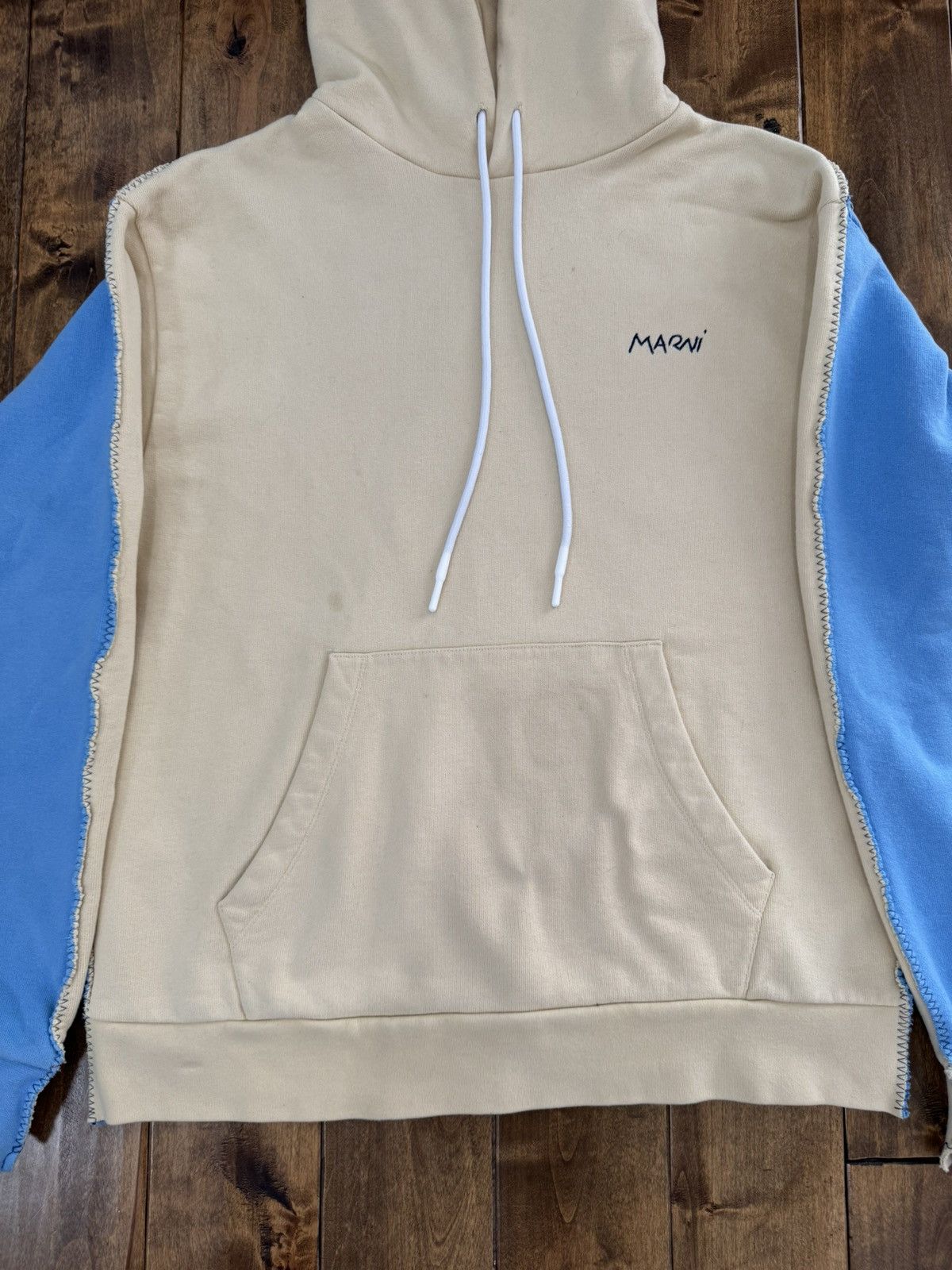 Marni Marni two tone hoodie Size US S / EU 44-46 / 1 - 7 Thumbnail