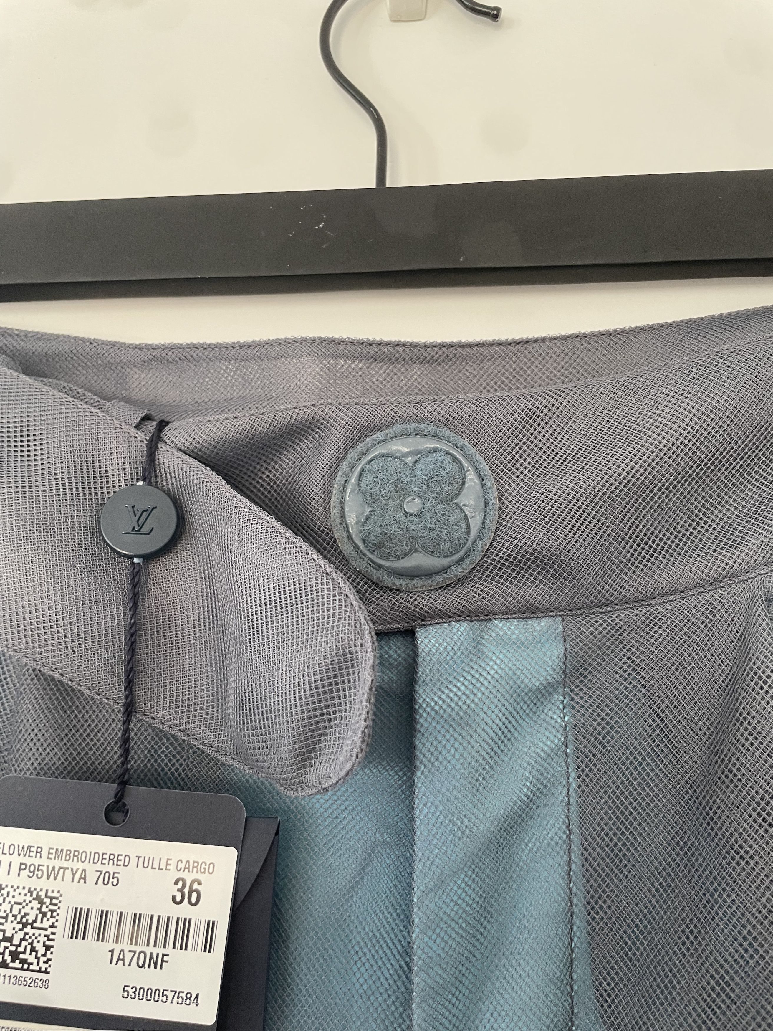 Louis Vuitton LOUIS VUITTON ULTRA RARE JAPAN EXCLUSIVE EMBROIDERED PANTS Size US 28 / EU 44 - 4 Thumbnail