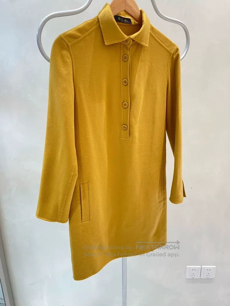Loro Piana Loro Piana Golden Yellow Long Polo Shirt Size XS / US 0-2 / IT 36-38 - 3 Thumbnail