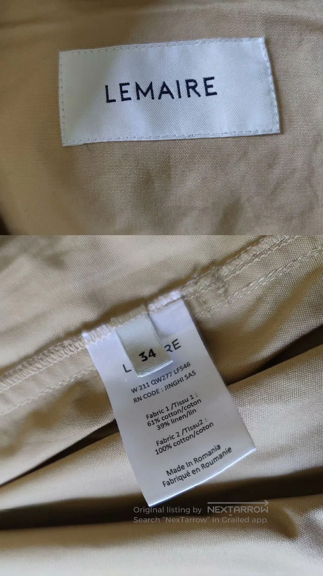 Lemaire Lemaire Oversized Dual Design Trench Coat. Size M / US 6-8 / IT 42-44 - 7 Thumbnail