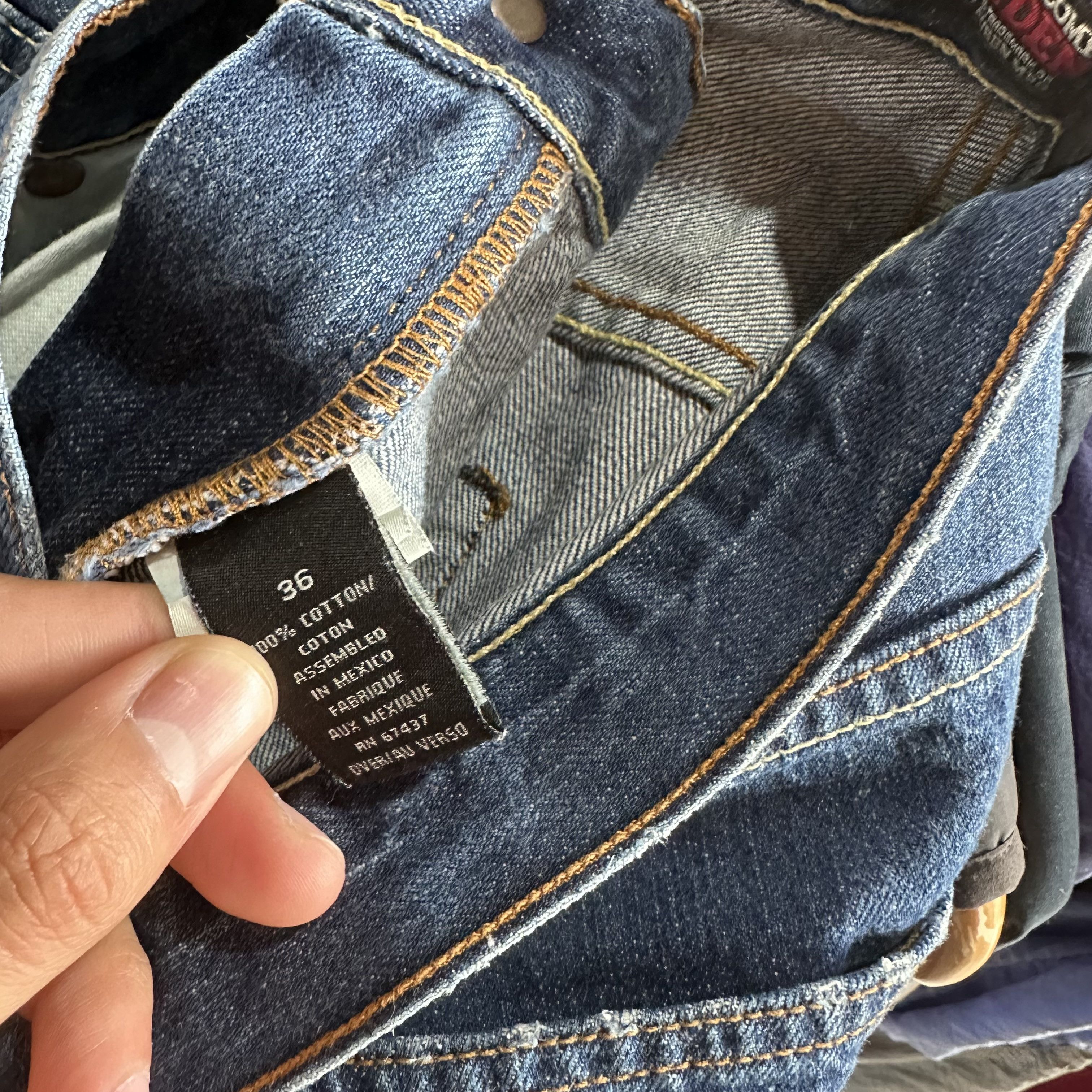 Polo Ralph Lauren Polo Ralph Lauren Jeans Men's 36x32 (35x32) Denim Straight Size US 36 / EU 52 - 7 Thumbnail