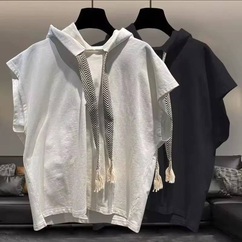 Japanese Brand × Vintage hooded sleeveless T-shirt Size US L / EU 52-54 / 3 - 3 Thumbnail