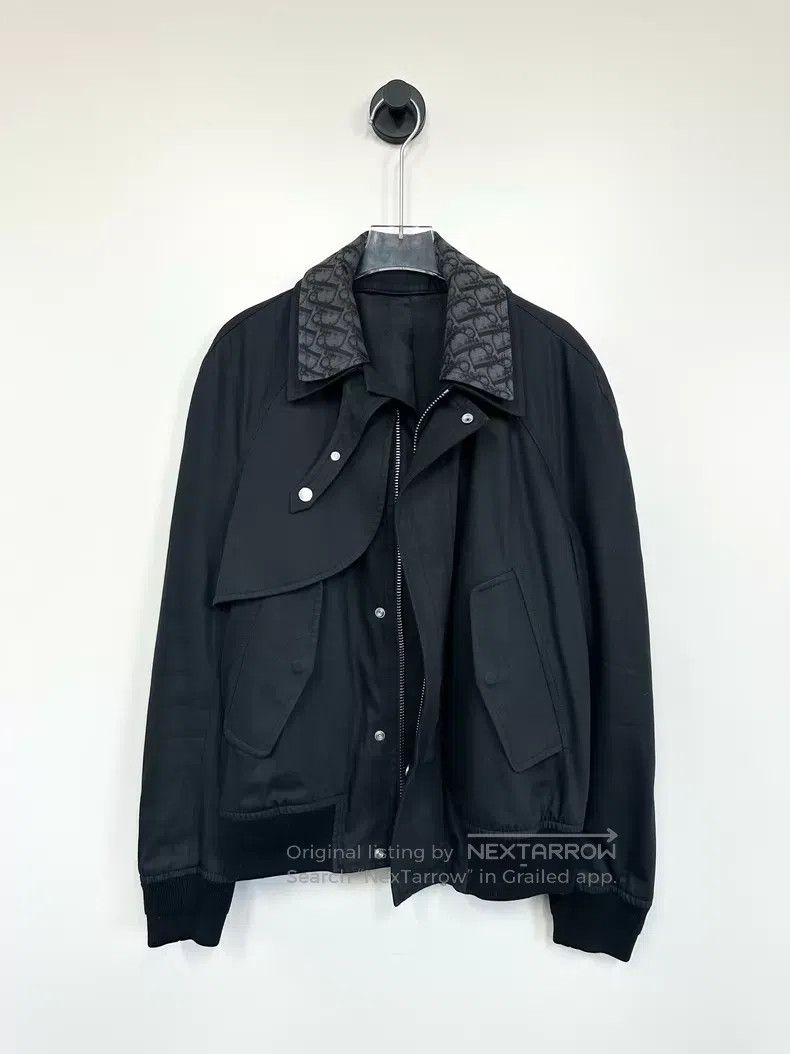 Dior Dior Black lapel old flower logo zipper jacket Size US XS / EU 42 / 0 - 1 Thumbnail