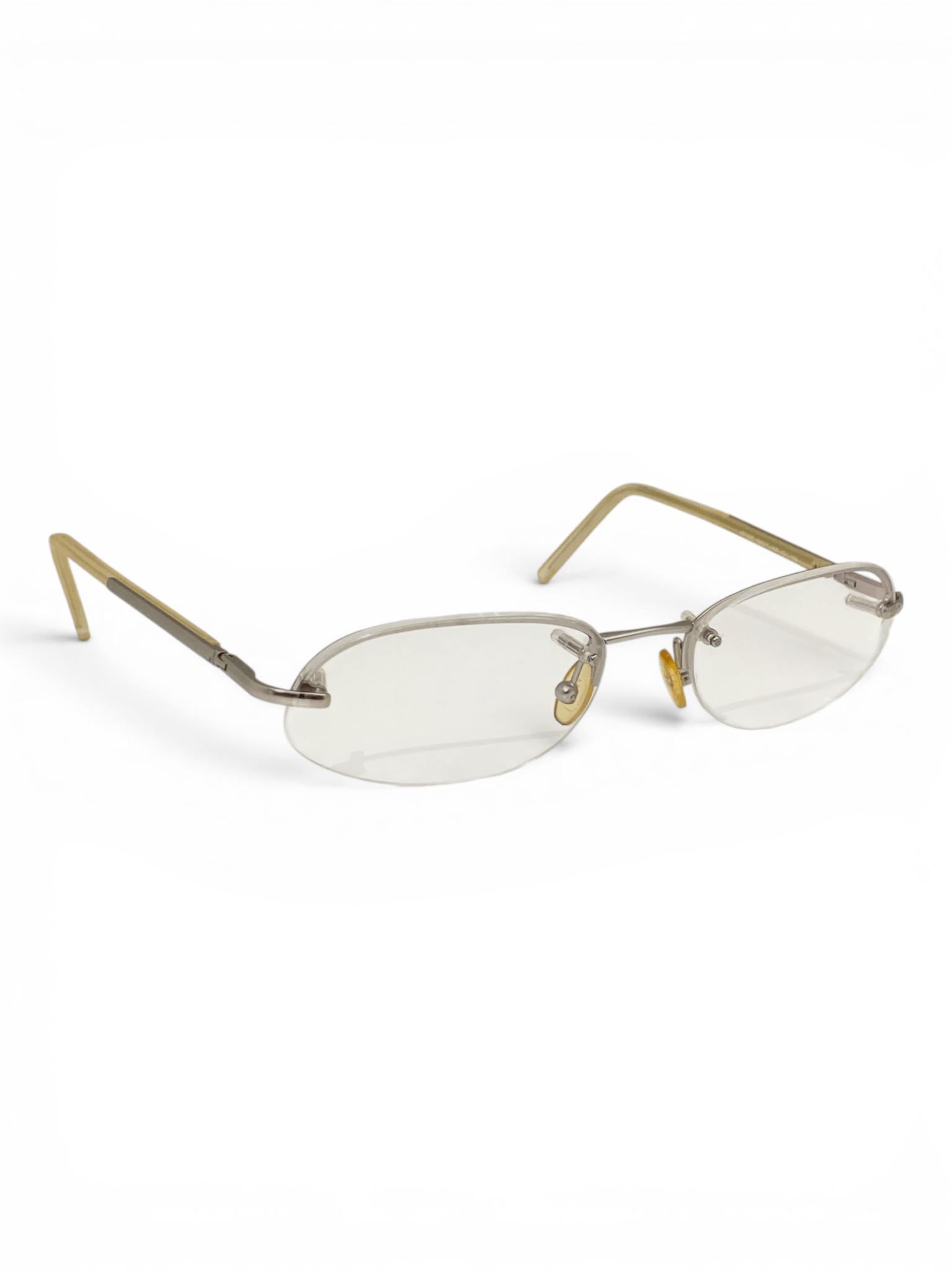 Prada Prada Logo Rimless Retro Oval Vintage Eyeglasses VPR 52D Y2K Size ONE SIZE - 1 Thumbnail