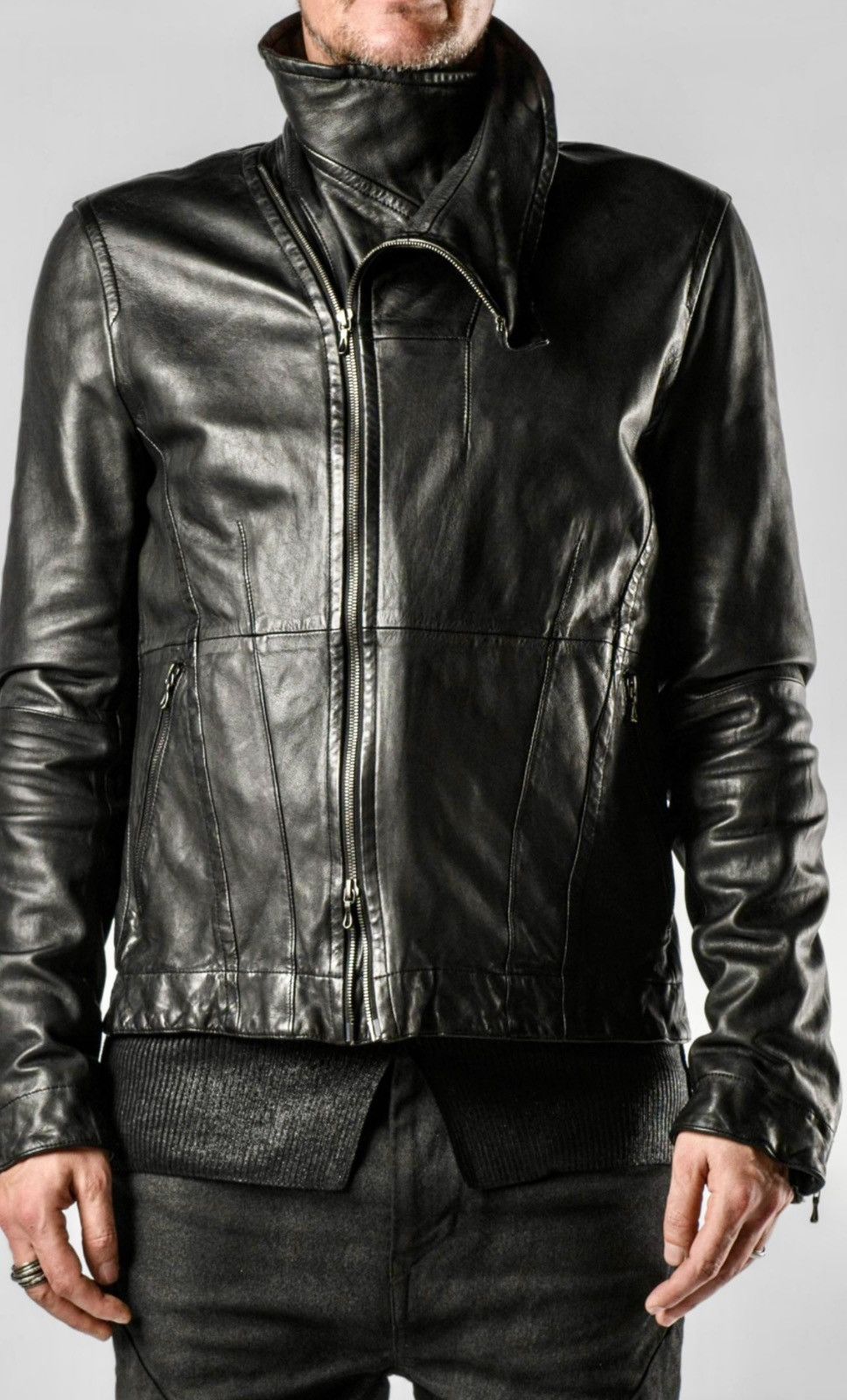 Julius JULIUS SS11 “Chaos; Ontological Anarchism” Leather Jacket Size US S / EU 44-46 / 1 - 12 Thumbnail