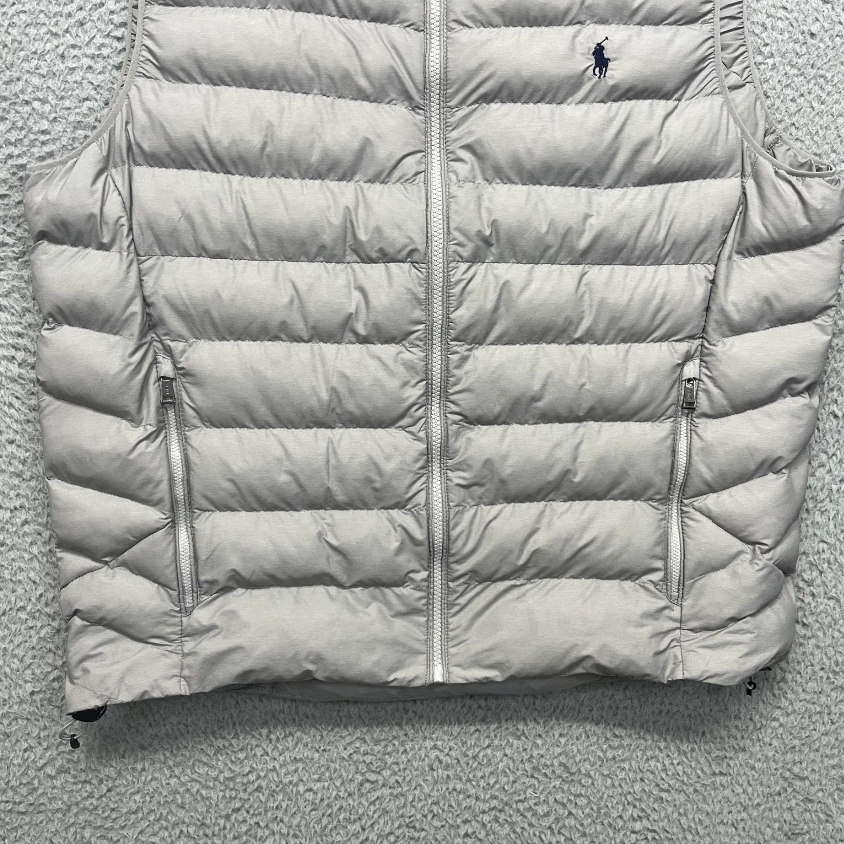 Polo Ralph Lauren Performance Vest Mens L Gray Polo Ralph Lauren Performance Vest Mens L Gray Puffer Quilted Nylon Warm