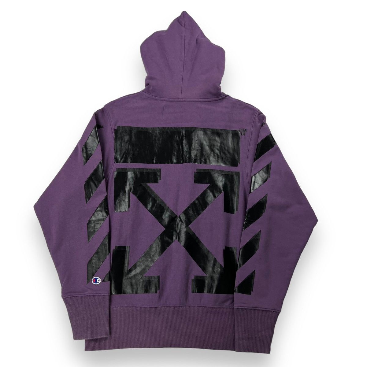 Off-White Off-White x Champion Arrows Purple Hoodie Size US XS / EU 42 / 0 - 3 Thumbnail