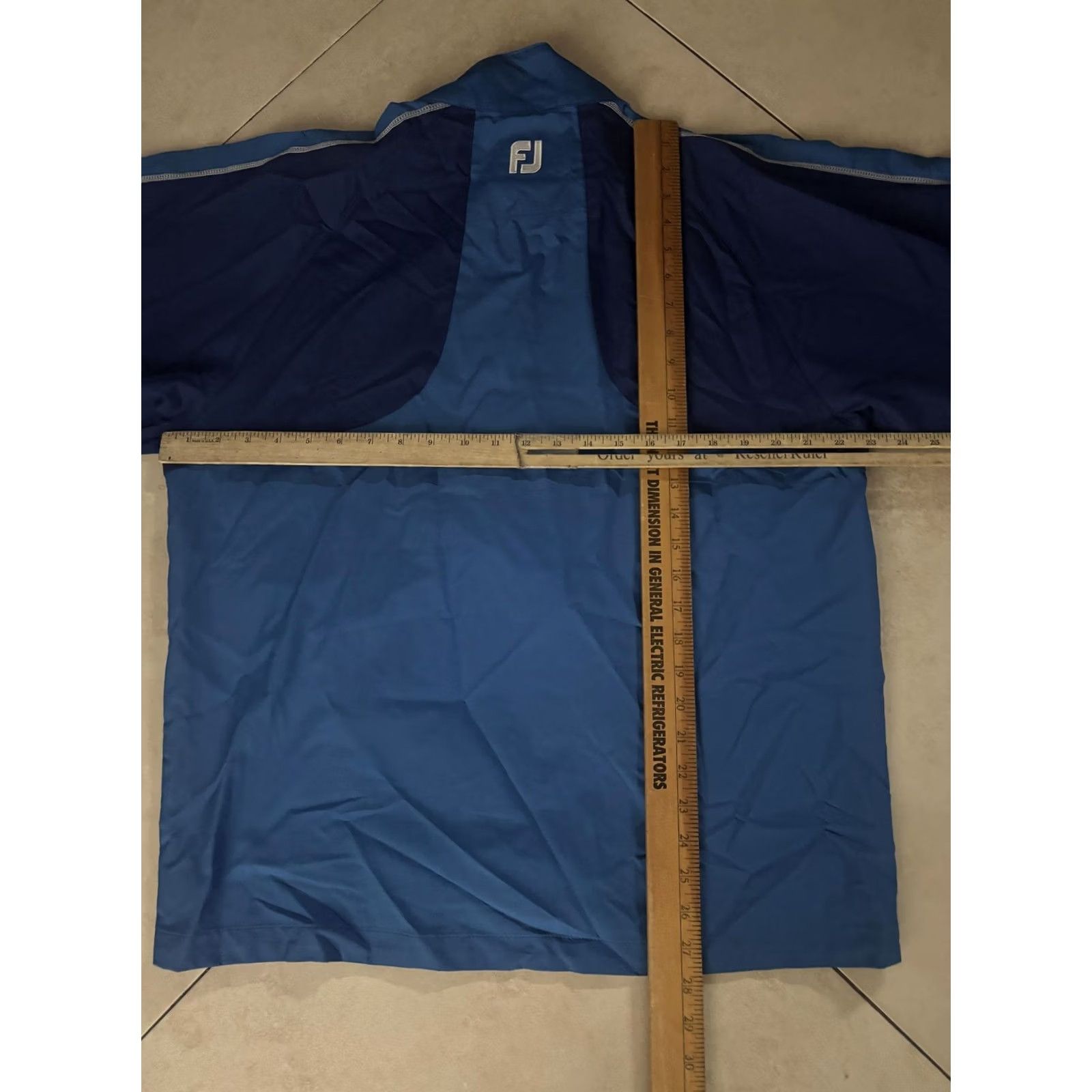 Footjoy FootJoy Jacket Mens Medium Blue Short Sleeve Half Zip Golf Windbreaker Pullover Windbreaker Size US M / EU 48-50 / 2 - 6 Thumbnail