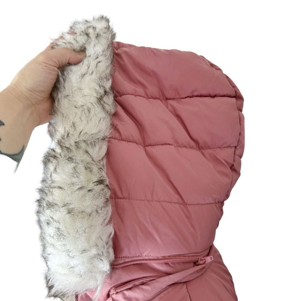 Other SPECIAL ONE INTERNATIONAL Women's Rose Gold Puffer Parka L Size L / US 10 / IT 46 - 5 Thumbnail
