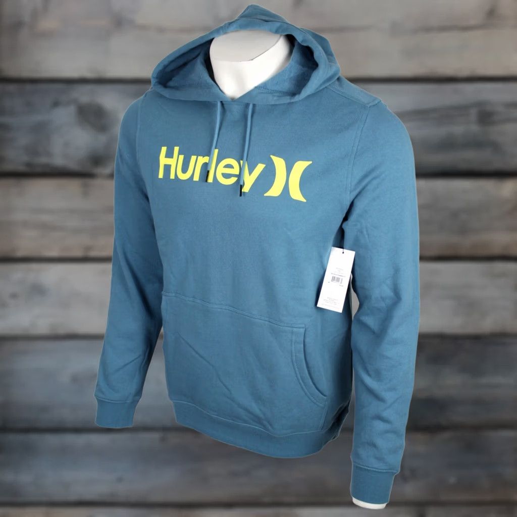 Hurley Hurley Men's Hoodie One And Only Summer Pullover Medium Blue Size US M / EU 48-50 / 2 - 1 Thumbnail