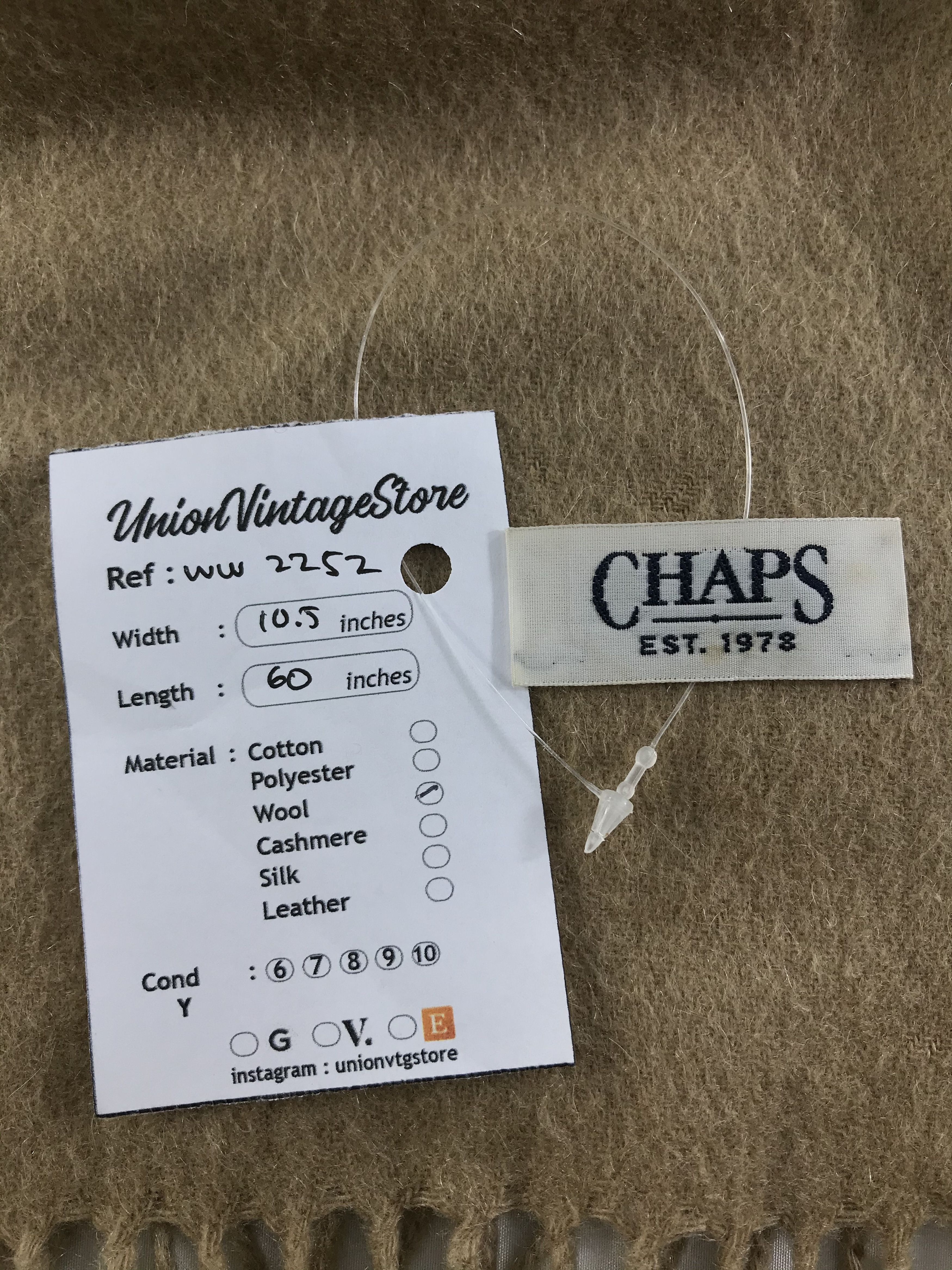 Chaps × Vintage Chaps Scarf / Muffler / Neckwear - WW2252 Size ONE SIZE - 7 Thumbnail