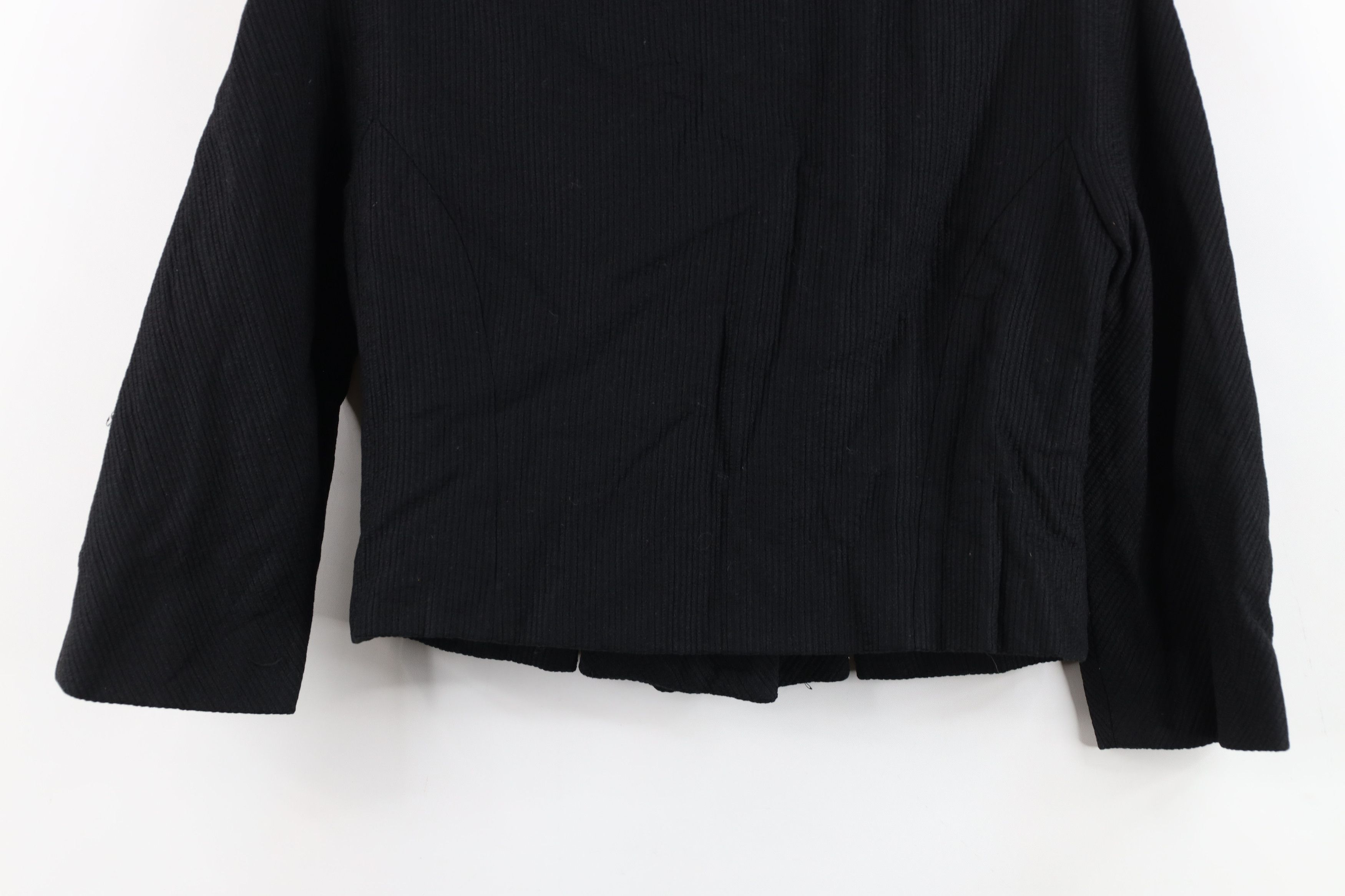Vintage Vintage 60s 70s Streetwear Big Button Blazer Jacket Black Size S / US 4 / IT 40 - 11 Thumbnail