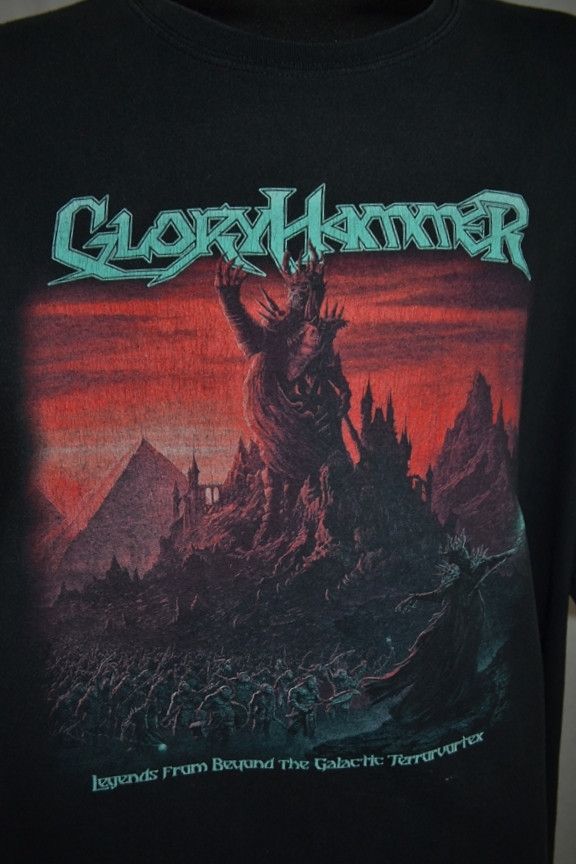 Band Tees × Vintage Gloryhammer Legends From Beyond The Galatic Terrorvortex Size US XXL / EU 58 / 5 - 5 Thumbnail