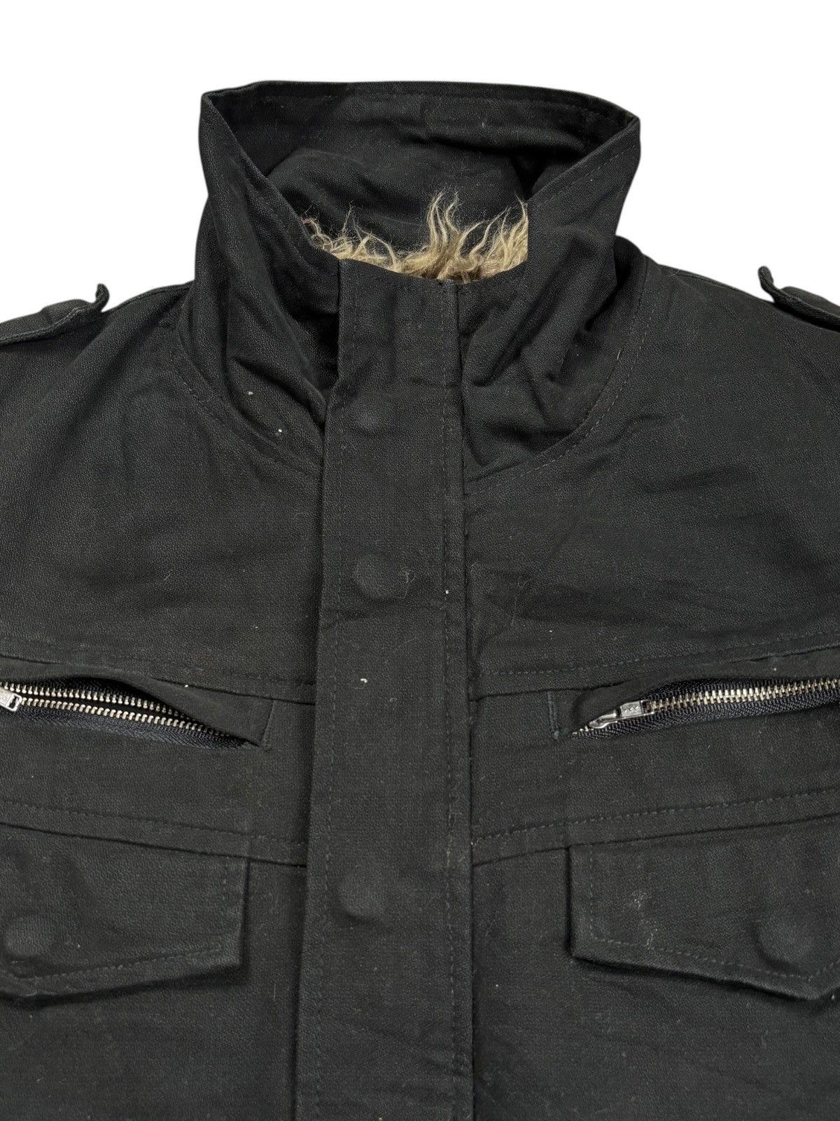 KMRii 2000s Hare - Fur Interior Rider Jacket Size US M / EU 48-50 / 2 - 6 Thumbnail