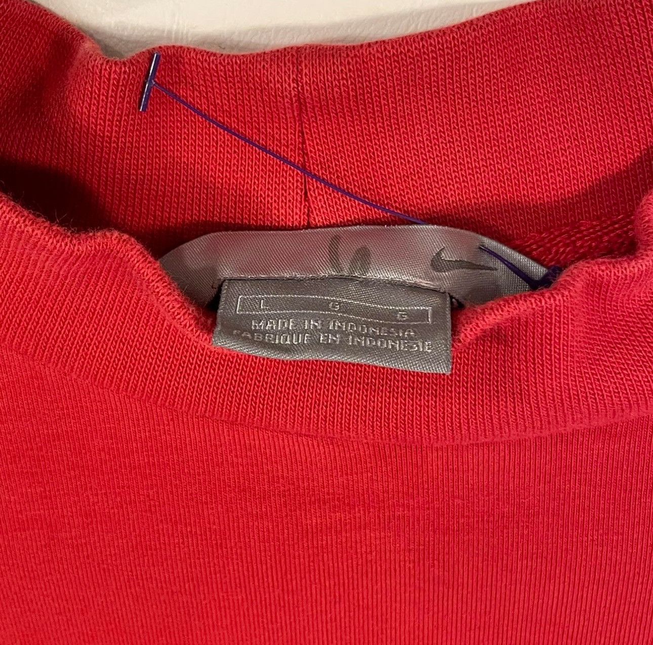 Nike × Vintage Vintage Nike Embroidered L/S Shirt Size US L / EU 52-54 / 3 - 3 Thumbnail