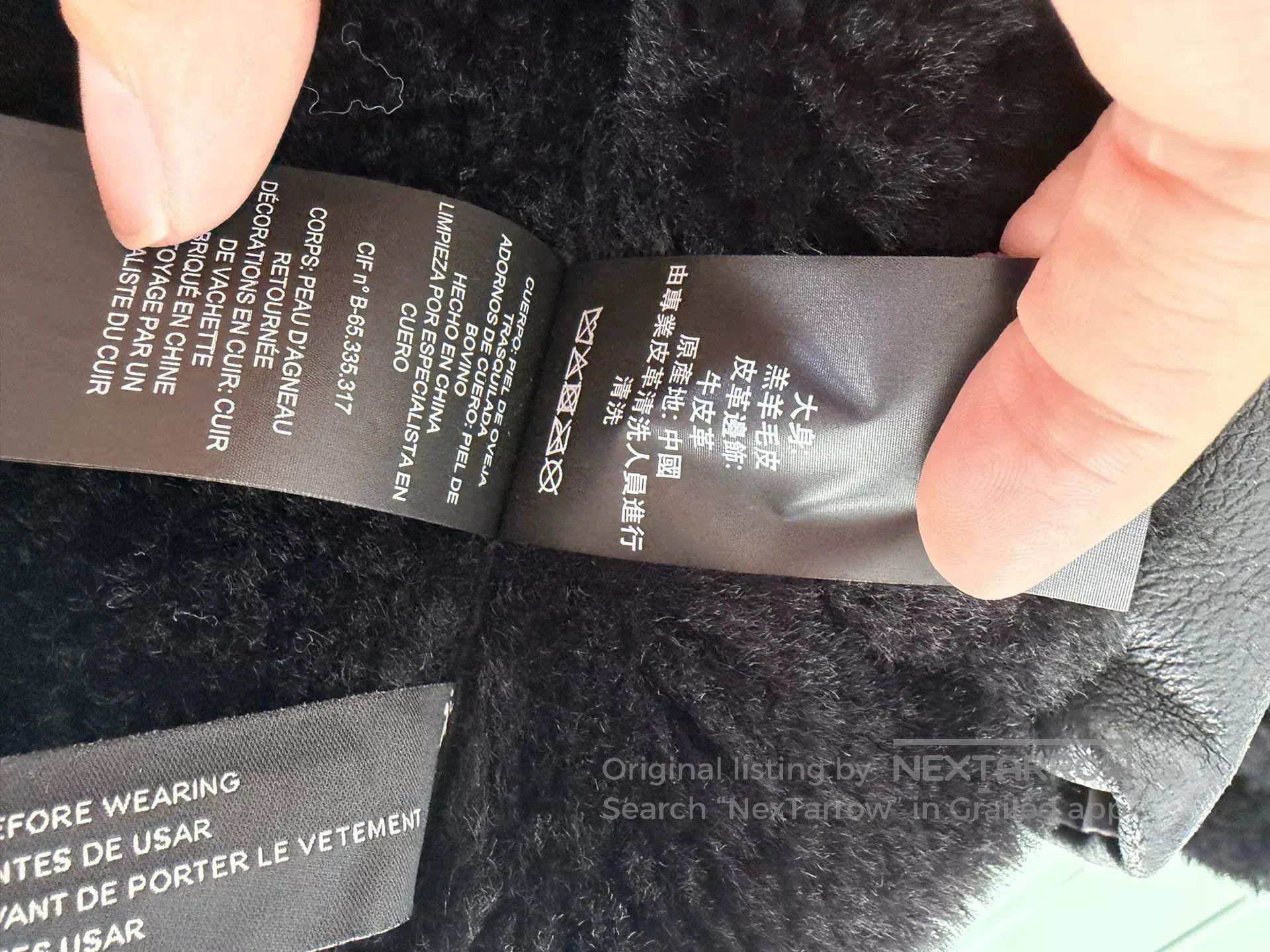 Coach COACH Black Shearling Pilot Jacket. Size S / US 4 / IT 40 - 5 Thumbnail