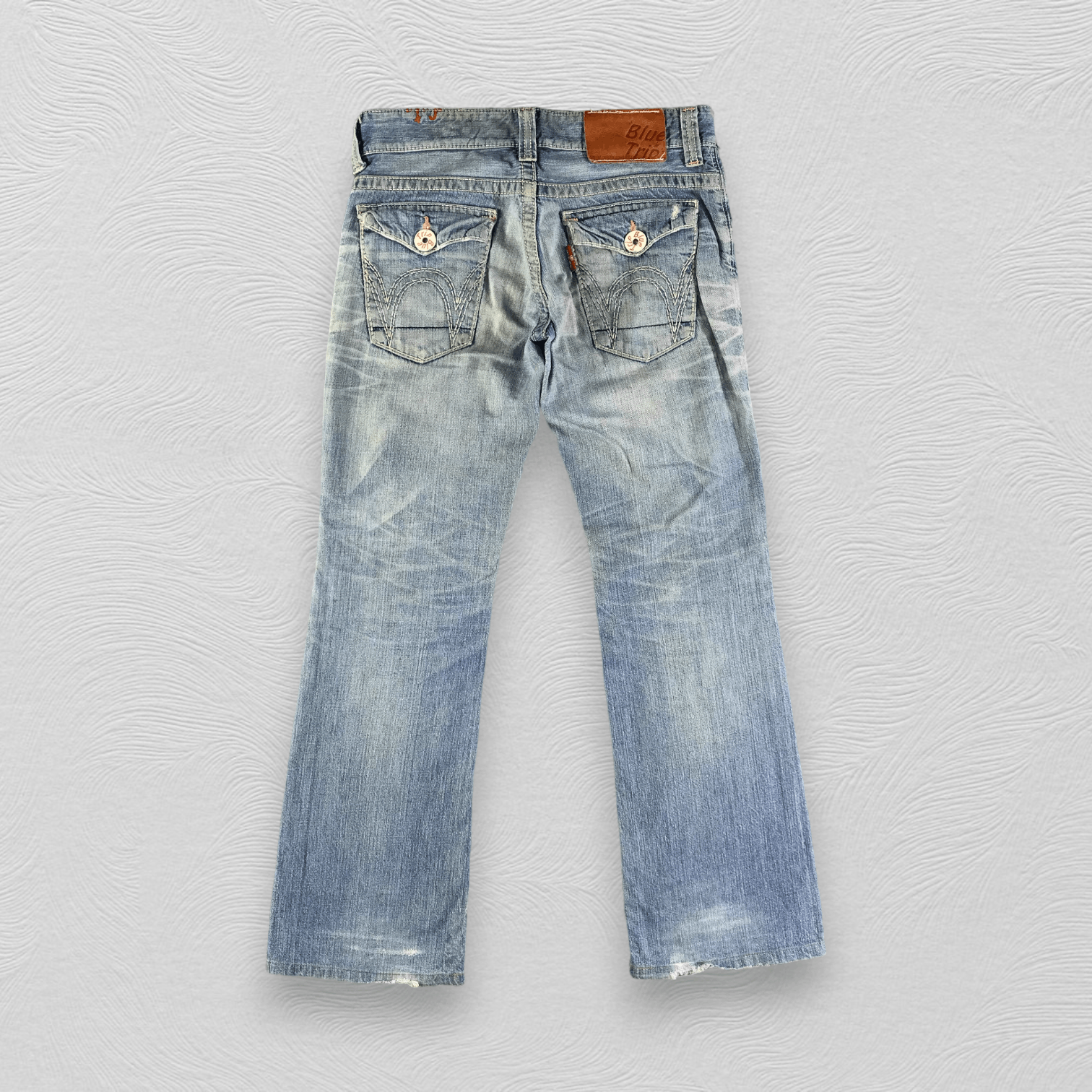Edwin Vintage Edwin Blue Trip Jeans Distressed Denim KJ2269 Size US 30 / EU 46 - 2 Thumbnail