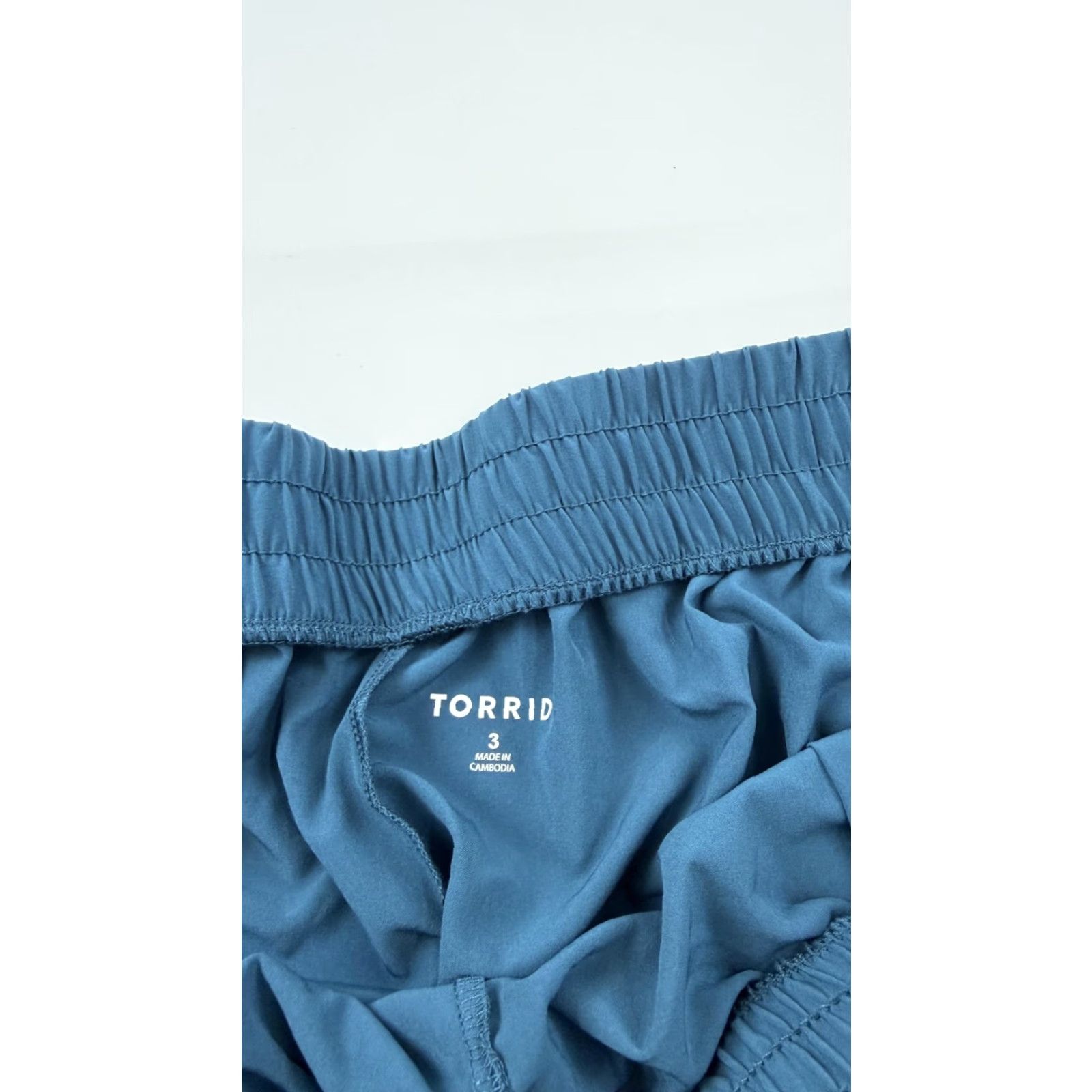 Torrid Torrid Pants Womens 3X Blue Jogger Sweatpants Drawstring Elastic Cuff Pockets Size 40" / US 18 - 5 Thumbnail