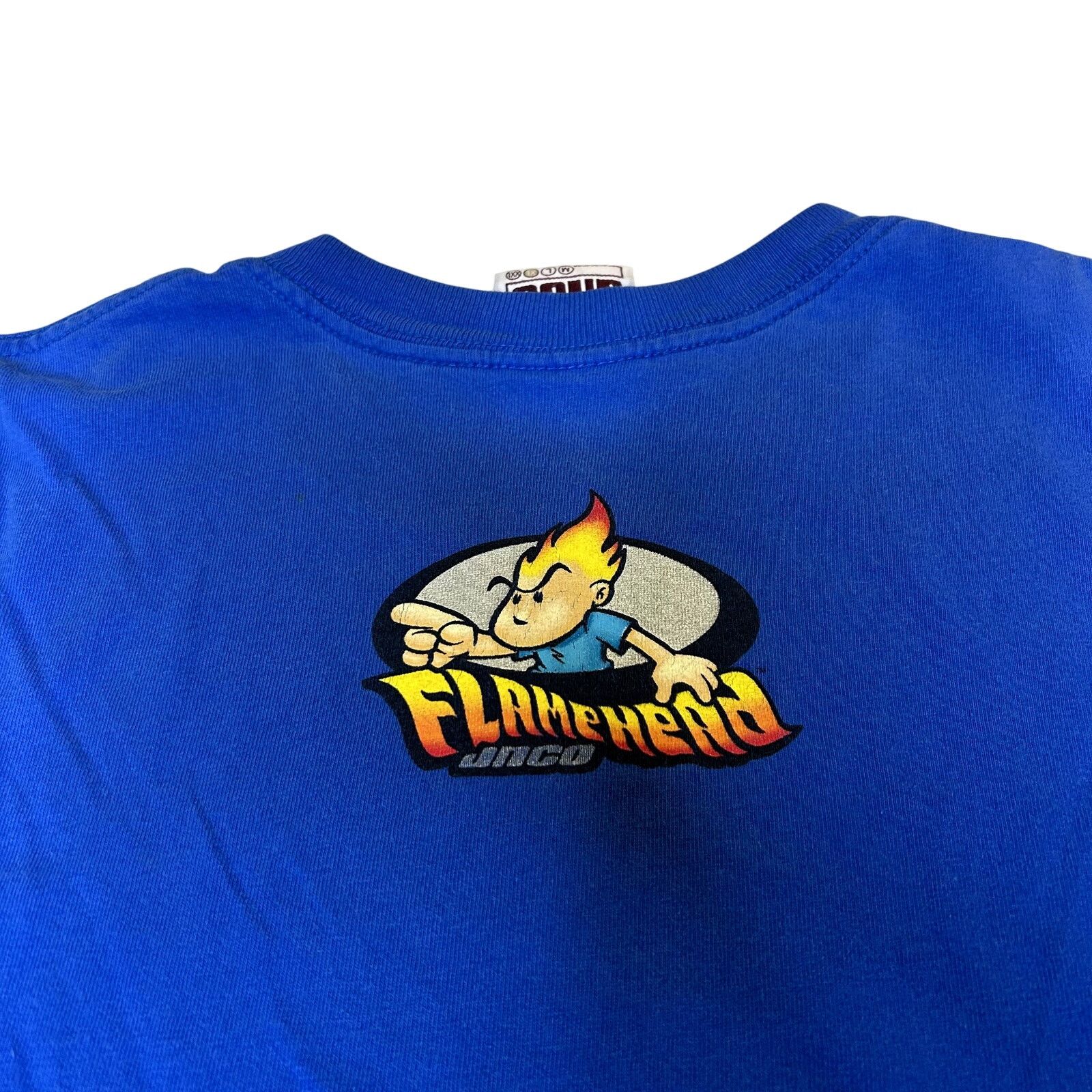Vintage Y2K / 90s JNCO Flamehead Alien T-Shirt