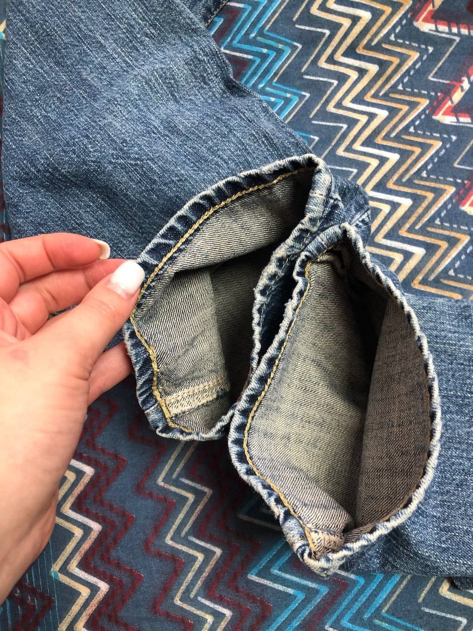Polo Ralph Lauren jeans pants blue Y2K vintage Polo Ralph Lauren Size US 29 - 18 Thumbnail