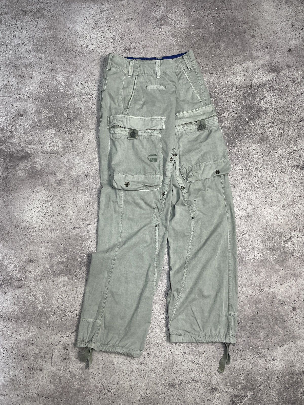 Vintage Distressed G Srar Raw Y2K Baggy Cargo Jeans Pants