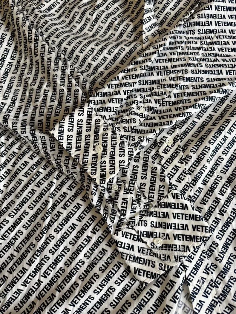 Vetements Vetements Logo Filled Shirt Size US S / EU 44-46 / 1 - 2 Thumbnail