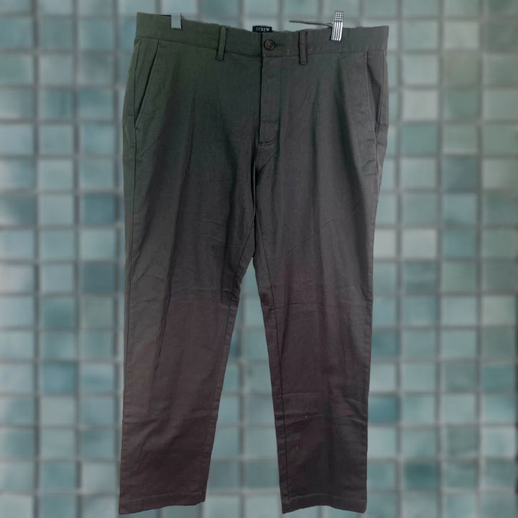 J.Crew VINTAGE J.CREW Men’s Pants Straight Fit Casual Business Travel 34 Gray Spandex Cotton Size US 34 / EU 50 - 1 Thumbnail