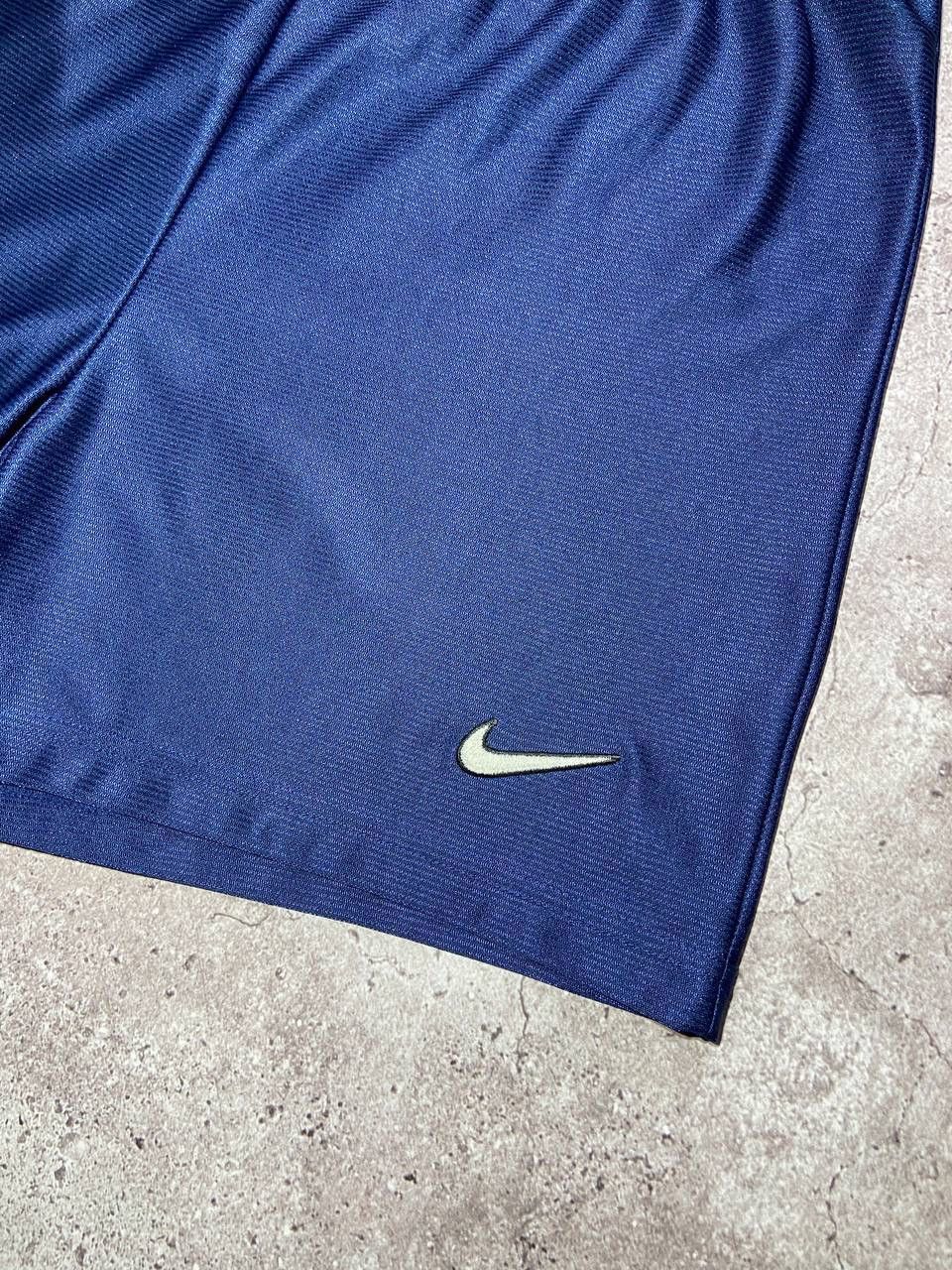 Nike Vintage Nike Blue Shorts Streetwear y2k Embroidered logo Size US 32 / EU 48 - 3 Thumbnail