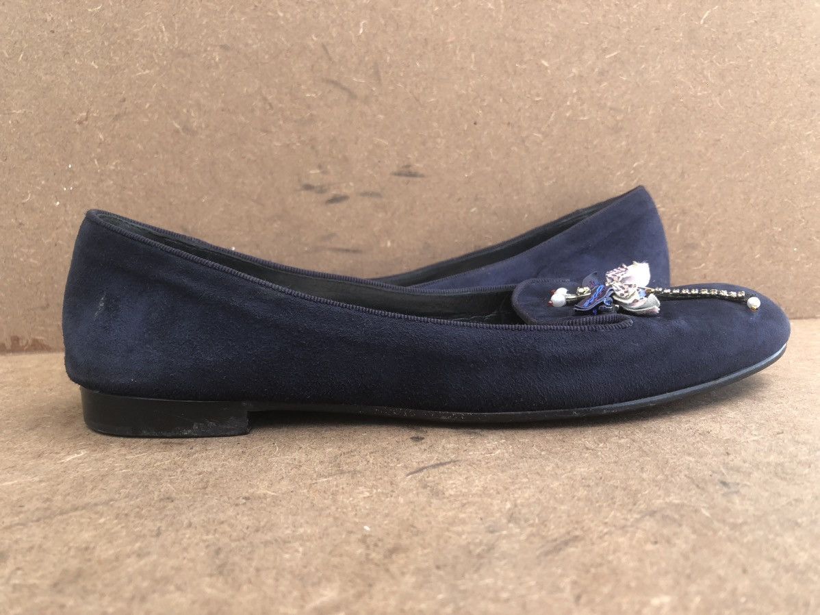 Christian Dior Monsieur Christian Dior Nevy Blue Women’s Flat Shoes Size 37 Size US 6.5 / IT 36.5 - 4 Thumbnail