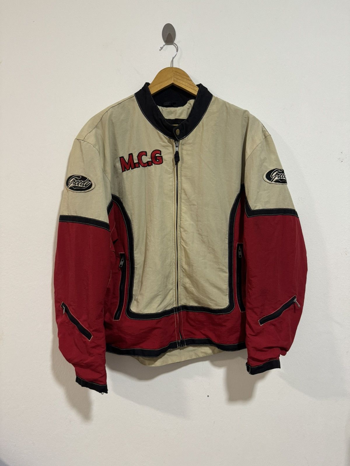 Greedy Genius × Vintage Greedy Motorcycle Gear Riding Jacket Size US L / EU 52-54 / 3 - 1 Thumbnail