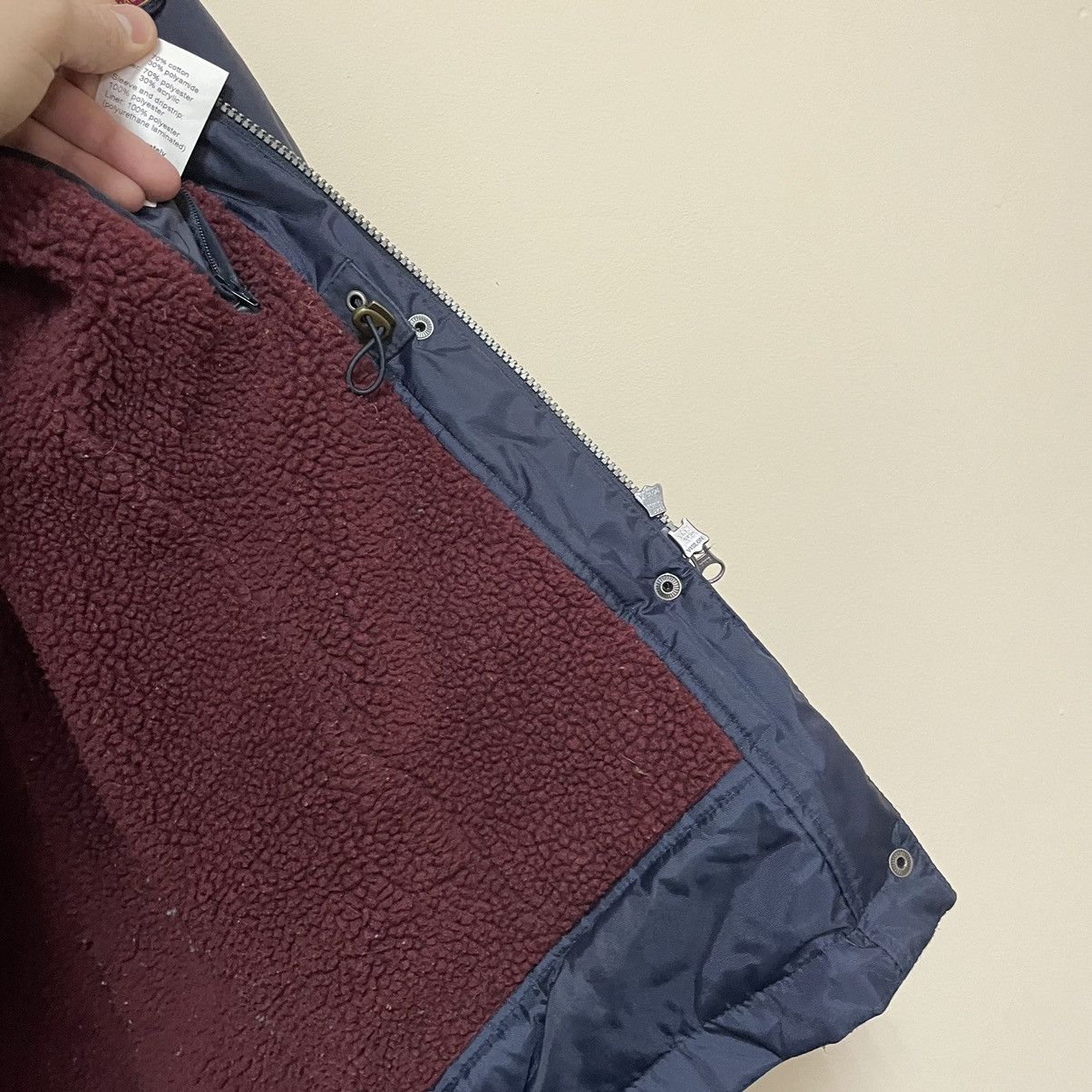 Barbour × London Fog US10 BARBOUR BROADSTONE Jacket Coat old fur mesh parka faux Size L / US 10 / IT 46 - 8 Thumbnail