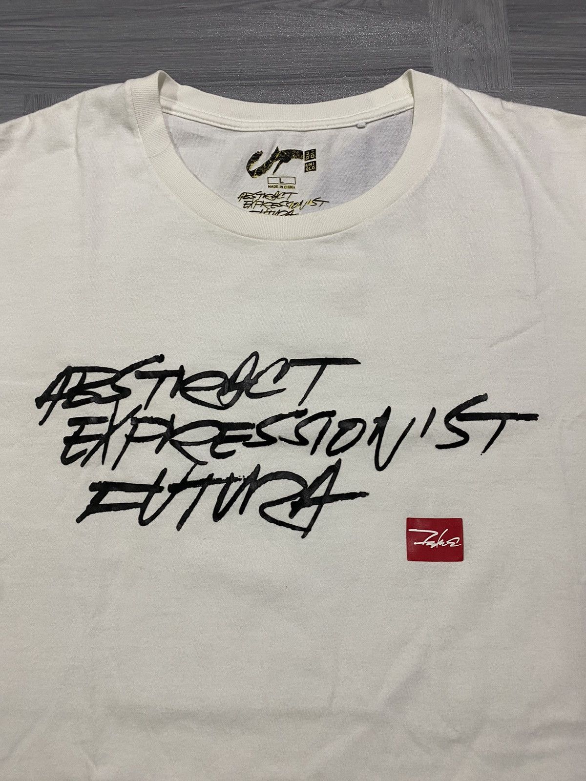 Uniqlo Rare Vintage Abstract Expressionist Futura Uniqlo Tee Size US L / EU 52-54 / 3 - 8 Thumbnail