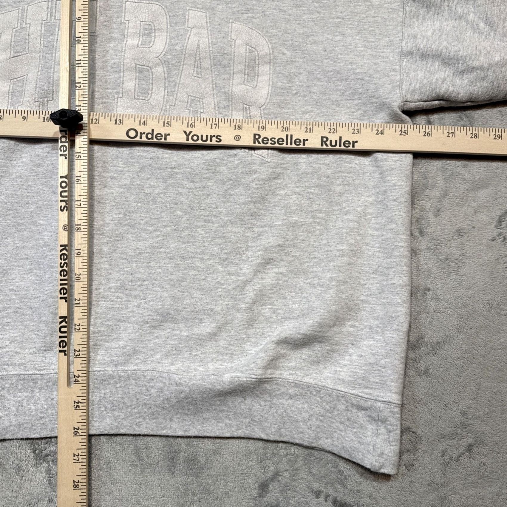 Vintage the bar Women Sweatshirt X-Large Varsity Gray Crew Neck Pullover Graphic Print University Activewear Size XL / US 12-14 / IT 48-50 - 5 Thumbnail