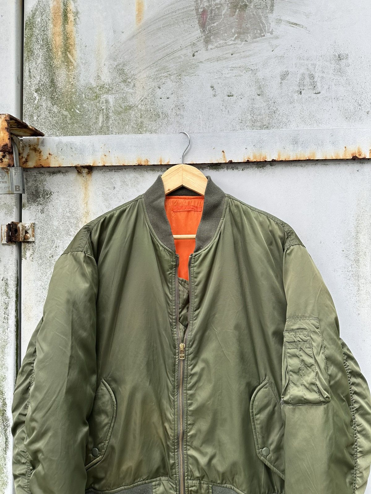 Vintage 🪖Vintage MA-1 Machope Man Intermediate Bomber Jacket Size US M / EU 48-50 / 2 - 4 Thumbnail