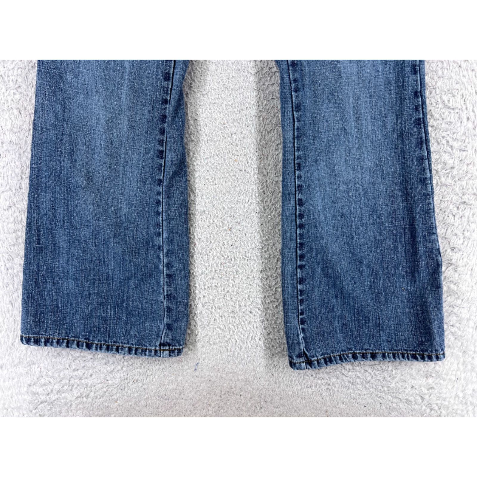 Vintage Arizona Jeans Co Jeans Womens 11 Blue Denim Low Rise Flared 30x29 Cotton Button Zipper 5-Pocket Design Regular Vintage? No — Wait Size 32" / US 10 / IT 46 - 2 Thumbnail