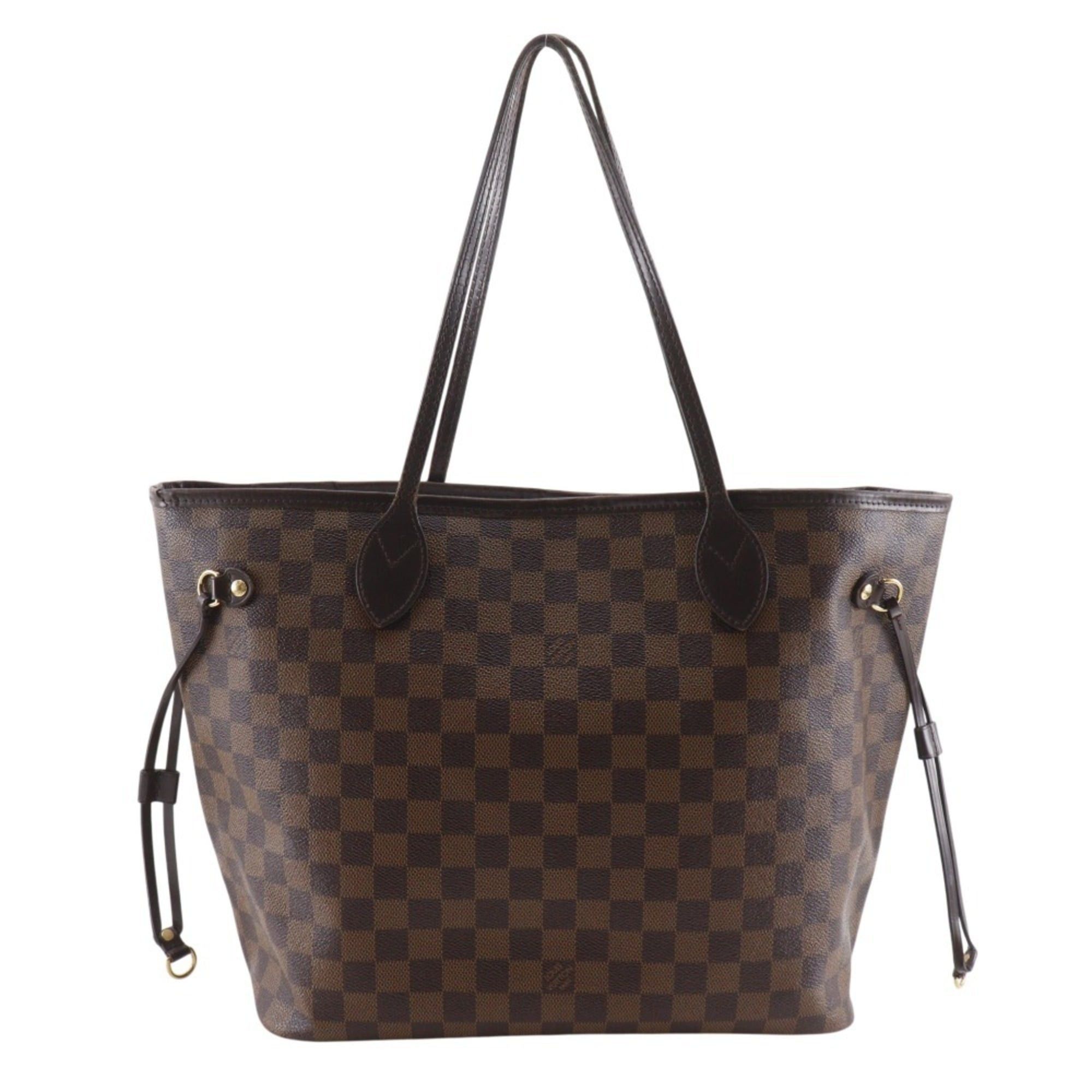 Louis Vuitton Louis Vuitton Neverfull MM Tote Bag N41358 Damier Canvas 2018 Brown AR1108 A4 Open Unisex Size ONE SIZE - 1 Thumbnail