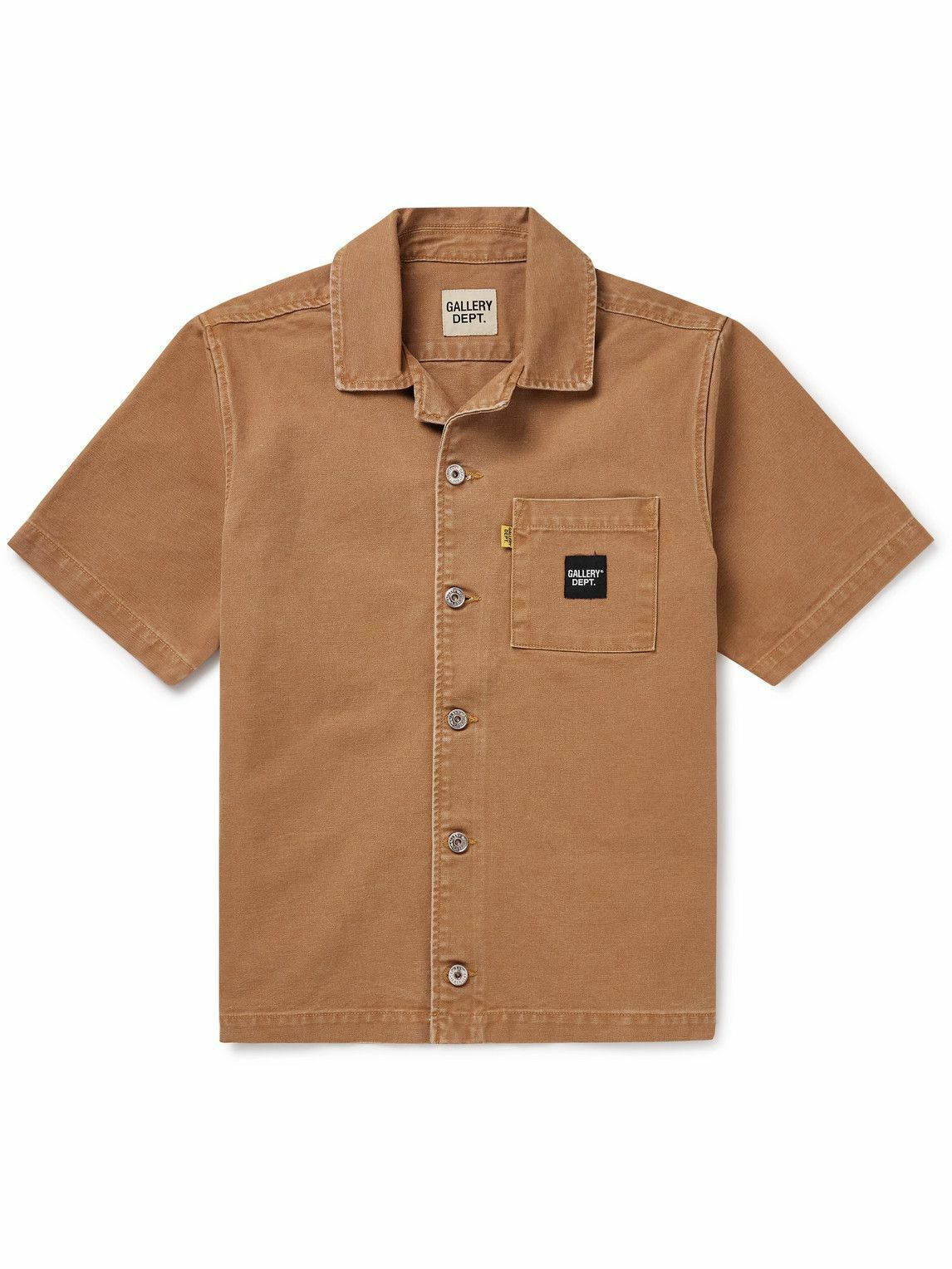 Gallery Dept. o1mle0226 Parker Button Shirt in Tan Size US XL / EU 56 / 4 - 1 Thumbnail