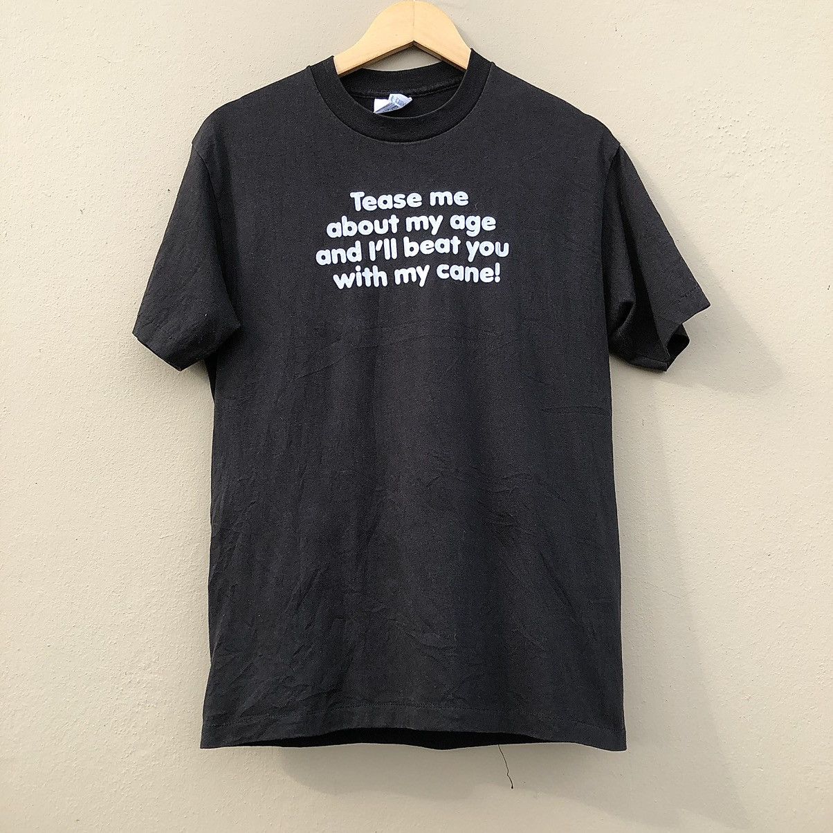 Vintage Vintage tease me about my age tee Size US L / EU 52-54 / 3 - 1 Thumbnail