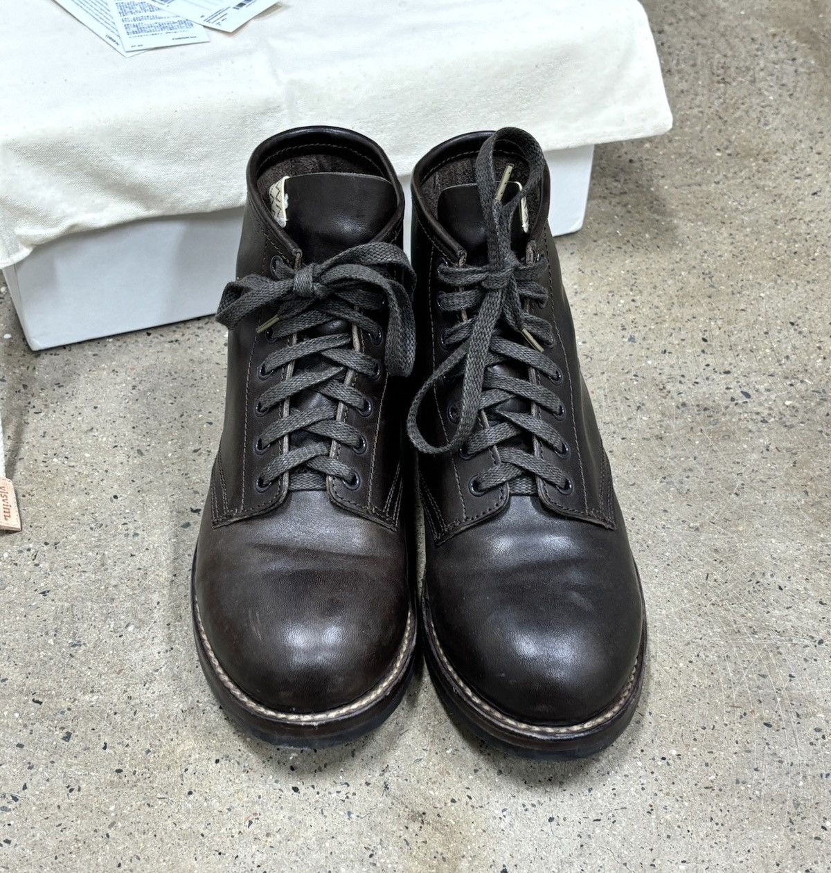 Visvim Visvim 24ss Brigadier Boots-Folk Horsehide Dk.brown Size US 9.5 / EU 42-43 - 3 Thumbnail