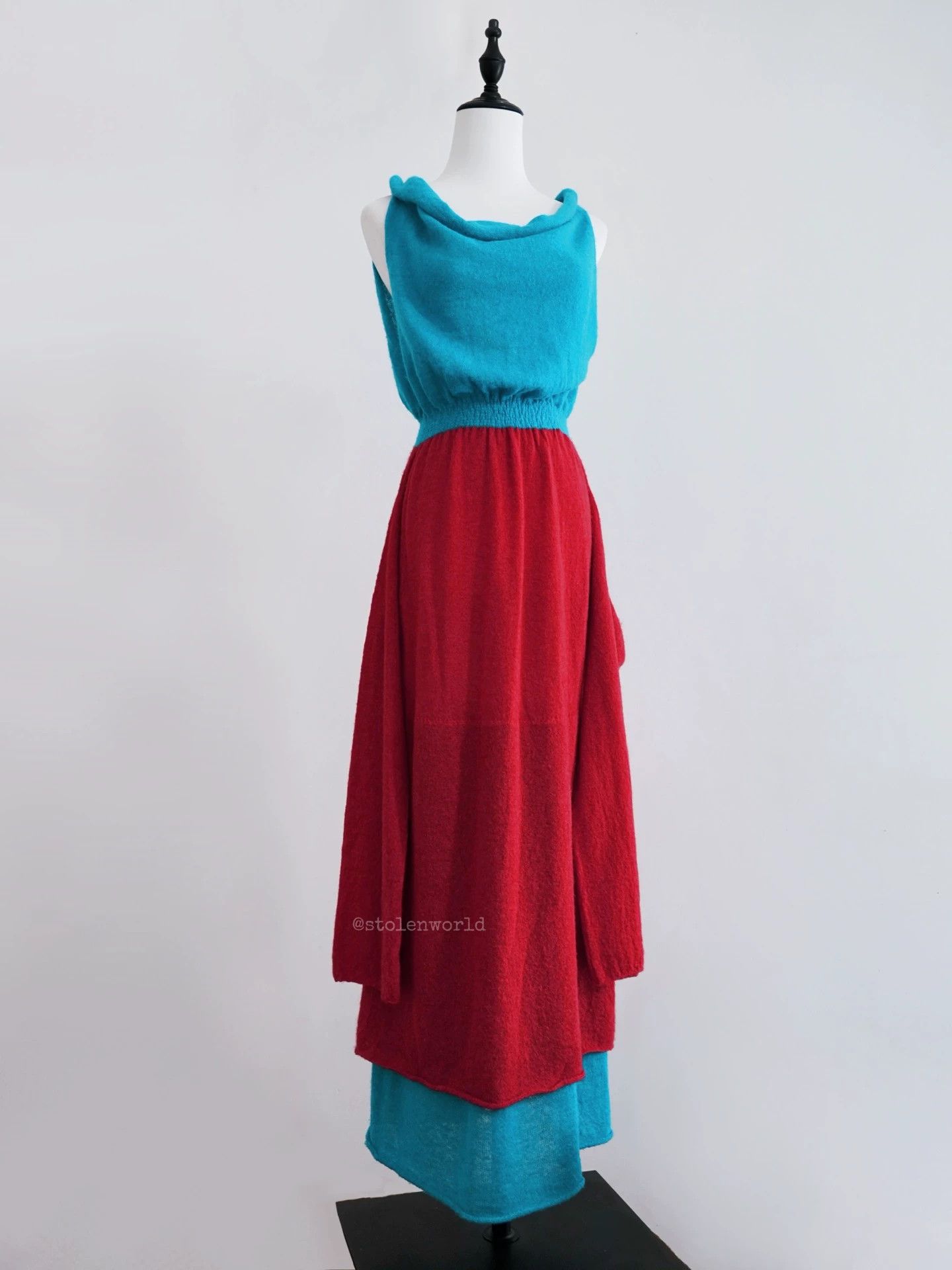 Issey Miyake Issey Miyake 2024AW Multiway ColorBlock Knit Dress Size XS / US 0-2 / IT 36-38 - 2 Thumbnail